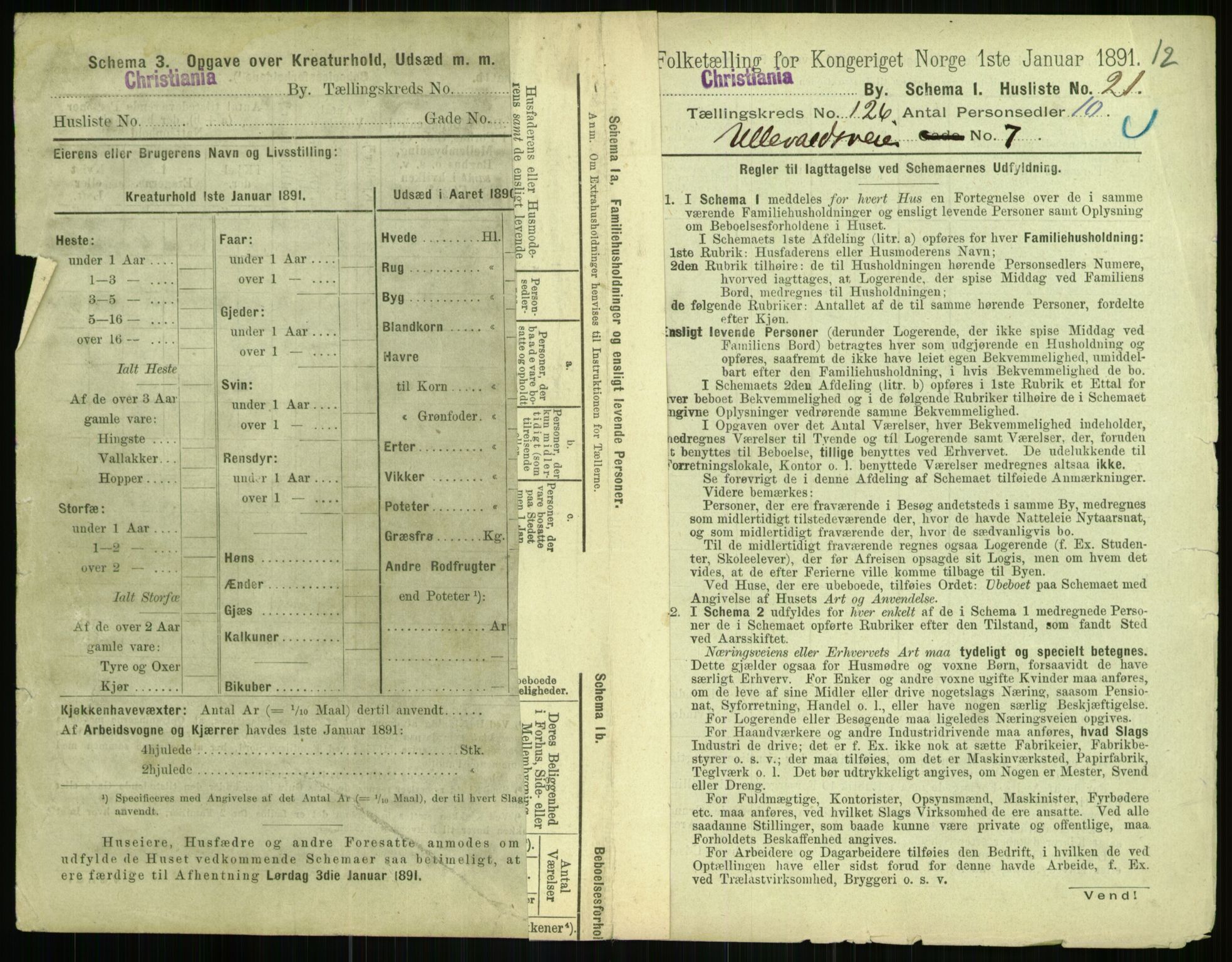 RA, 1891 census for 0301 Kristiania, 1891, p. 67198