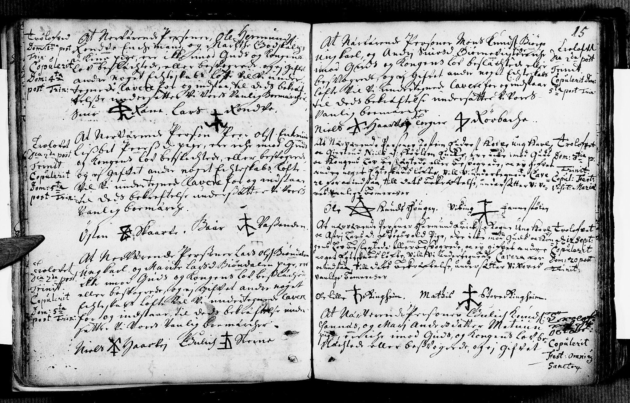 Voss sokneprestembete, SAB/A-79001/H/Haa: Parish register (official) no. A 2, 1709-1730, p. 15