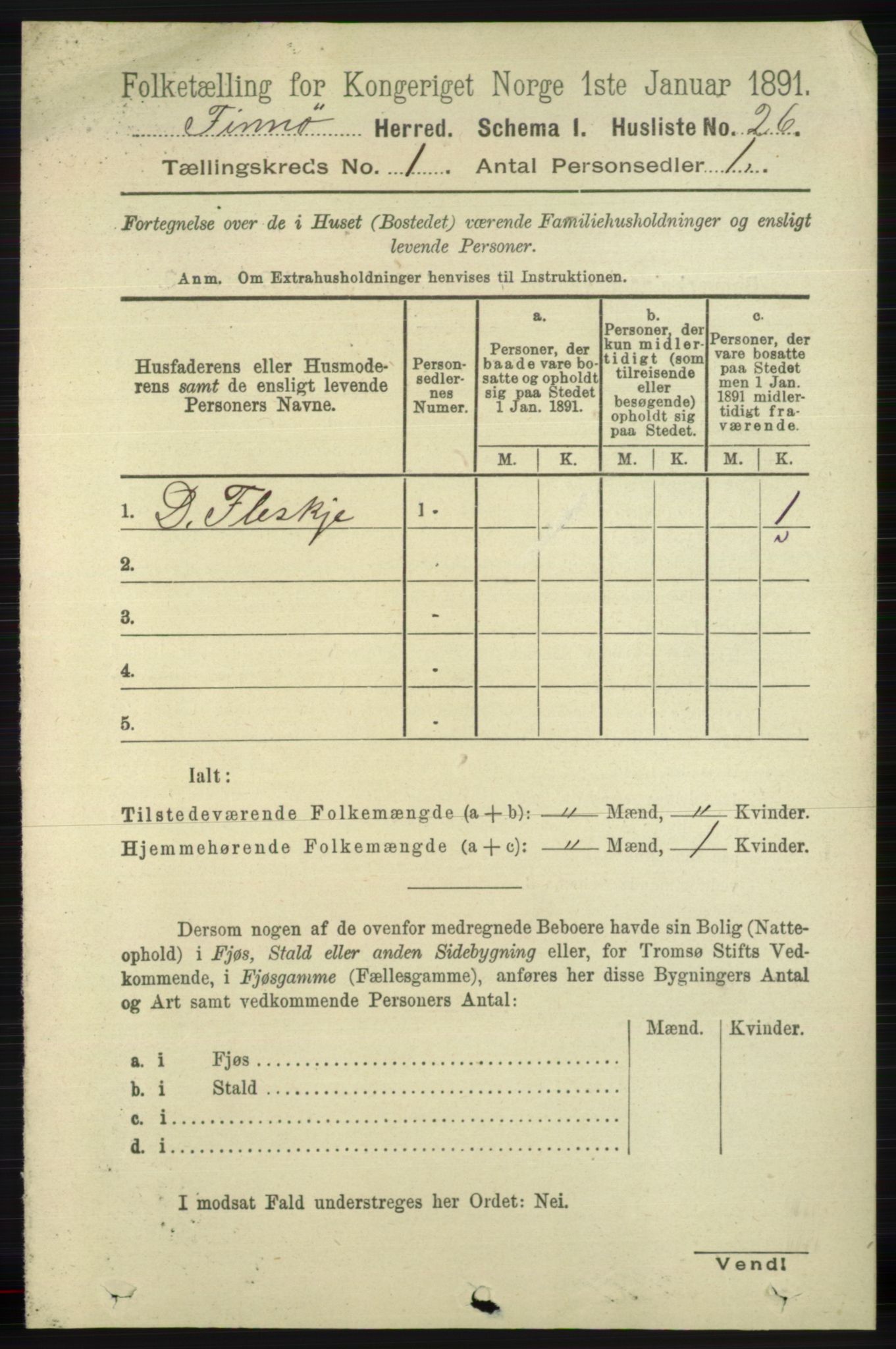 RA, 1891 census for 1141 Finnøy, 1891, p. 49