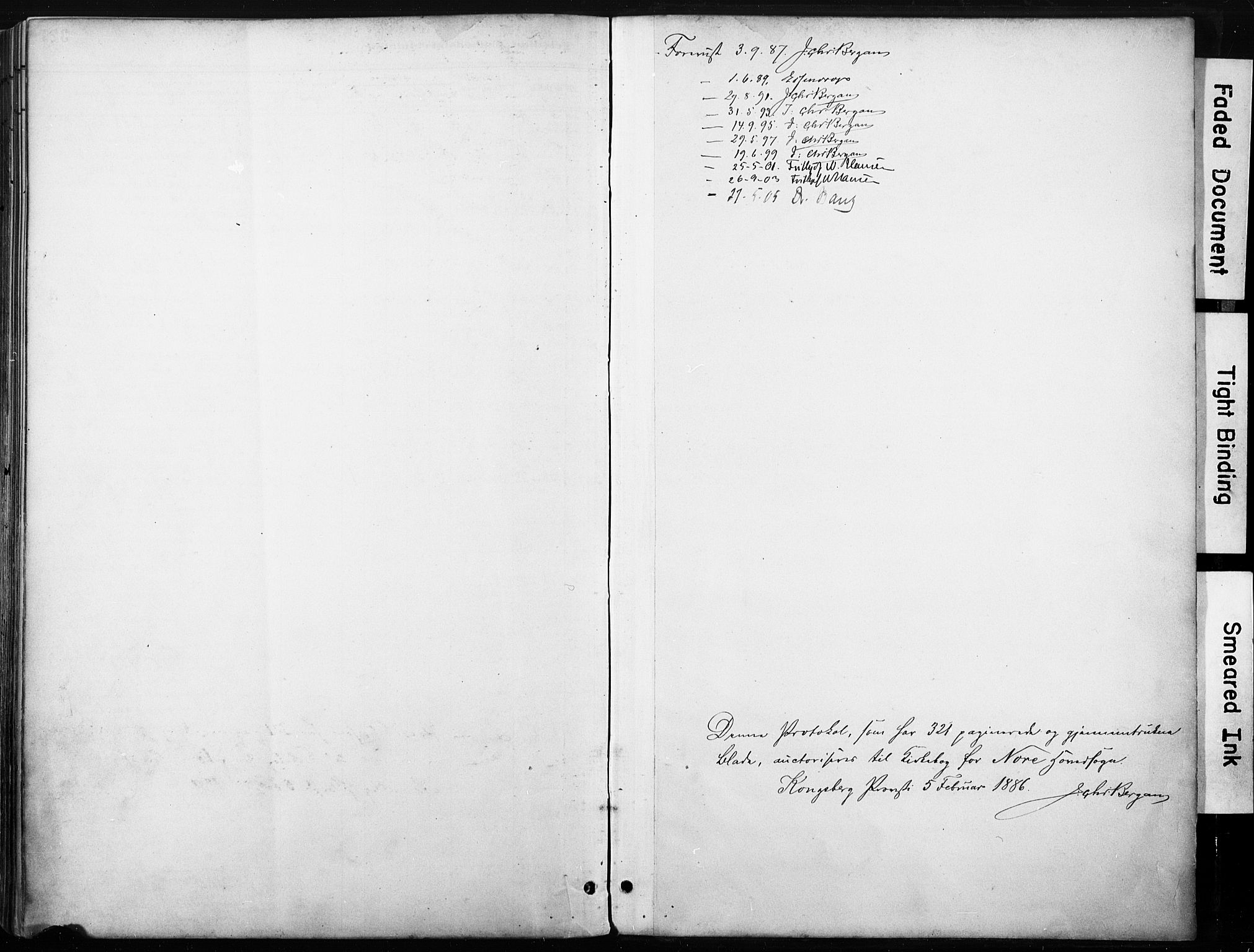 Nore kirkebøker, AV/SAKO-A-238/F/Fb/L0002: Parish register (official) no. II 2, 1886-1906