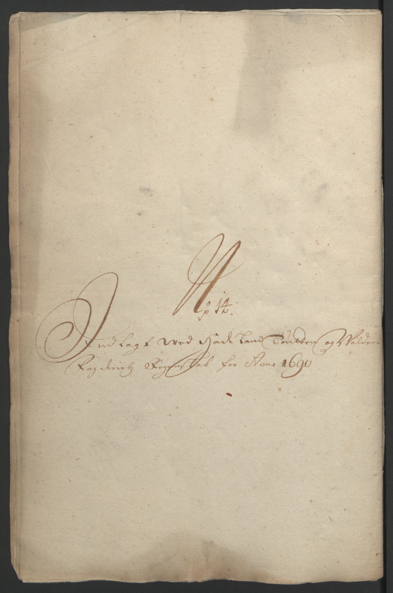 Rentekammeret inntil 1814, Reviderte regnskaper, Fogderegnskap, RA/EA-4092/R18/L1292: Fogderegnskap Hadeland, Toten og Valdres, 1693-1694, p. 177