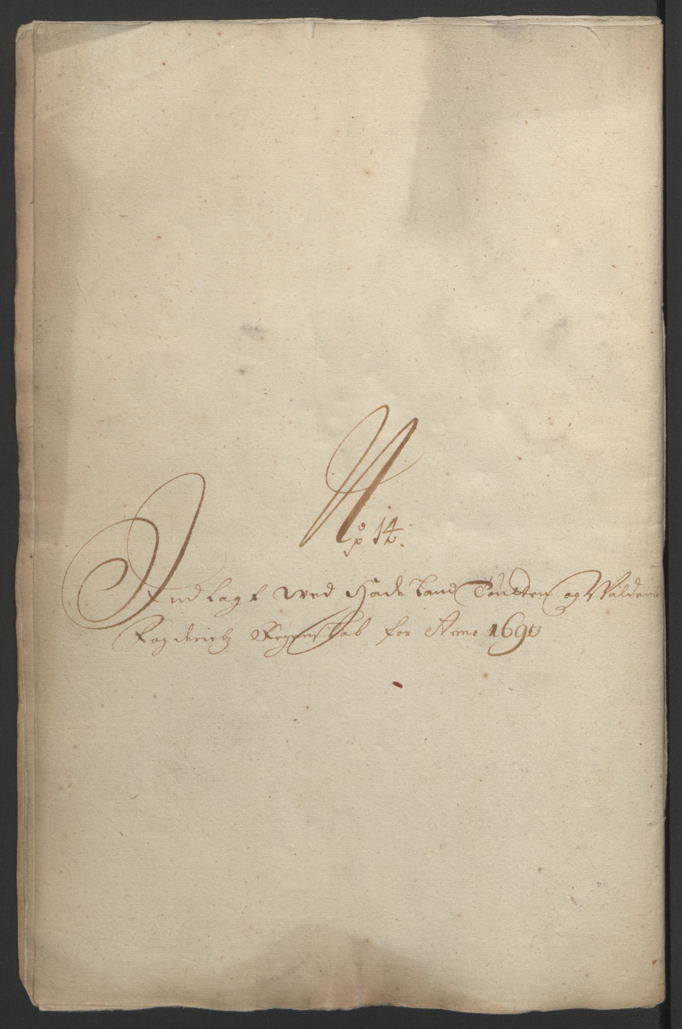 Rentekammeret inntil 1814, Reviderte regnskaper, Fogderegnskap, AV/RA-EA-4092/R18/L1292: Fogderegnskap Hadeland, Toten og Valdres, 1693-1694, p. 177