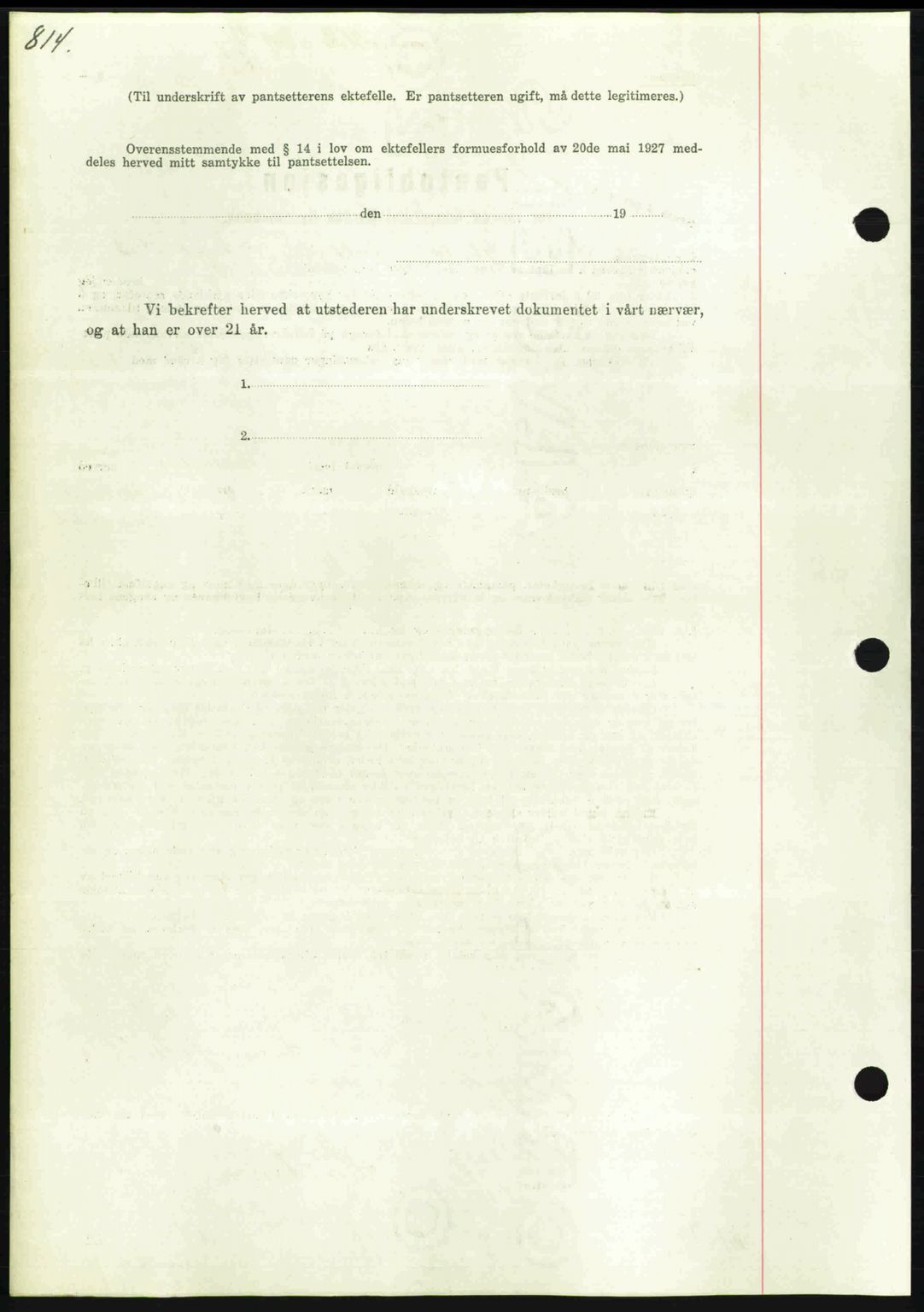 Nordmøre sorenskriveri, AV/SAT-A-4132/1/2/2Ca: Mortgage book no. B85, 1939-1939, Diary no: : 2191/1939