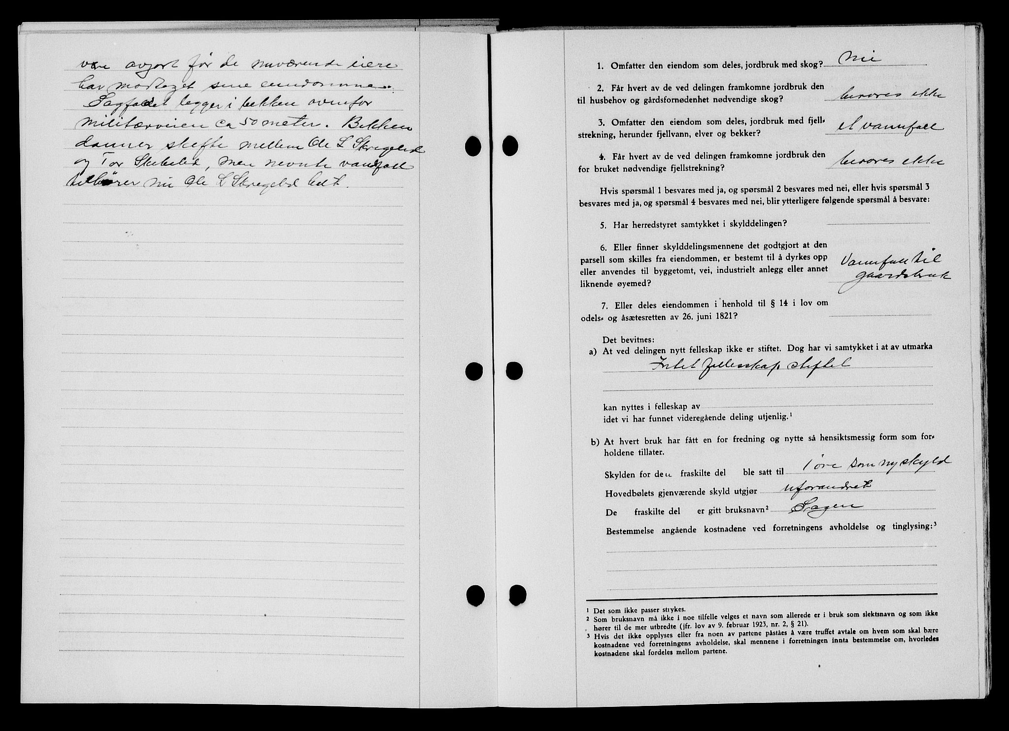 Flekkefjord sorenskriveri, SAK/1221-0001/G/Gb/Gba/L0059: Mortgage book no. A-7, 1944-1945, Diary no: : 509/1944