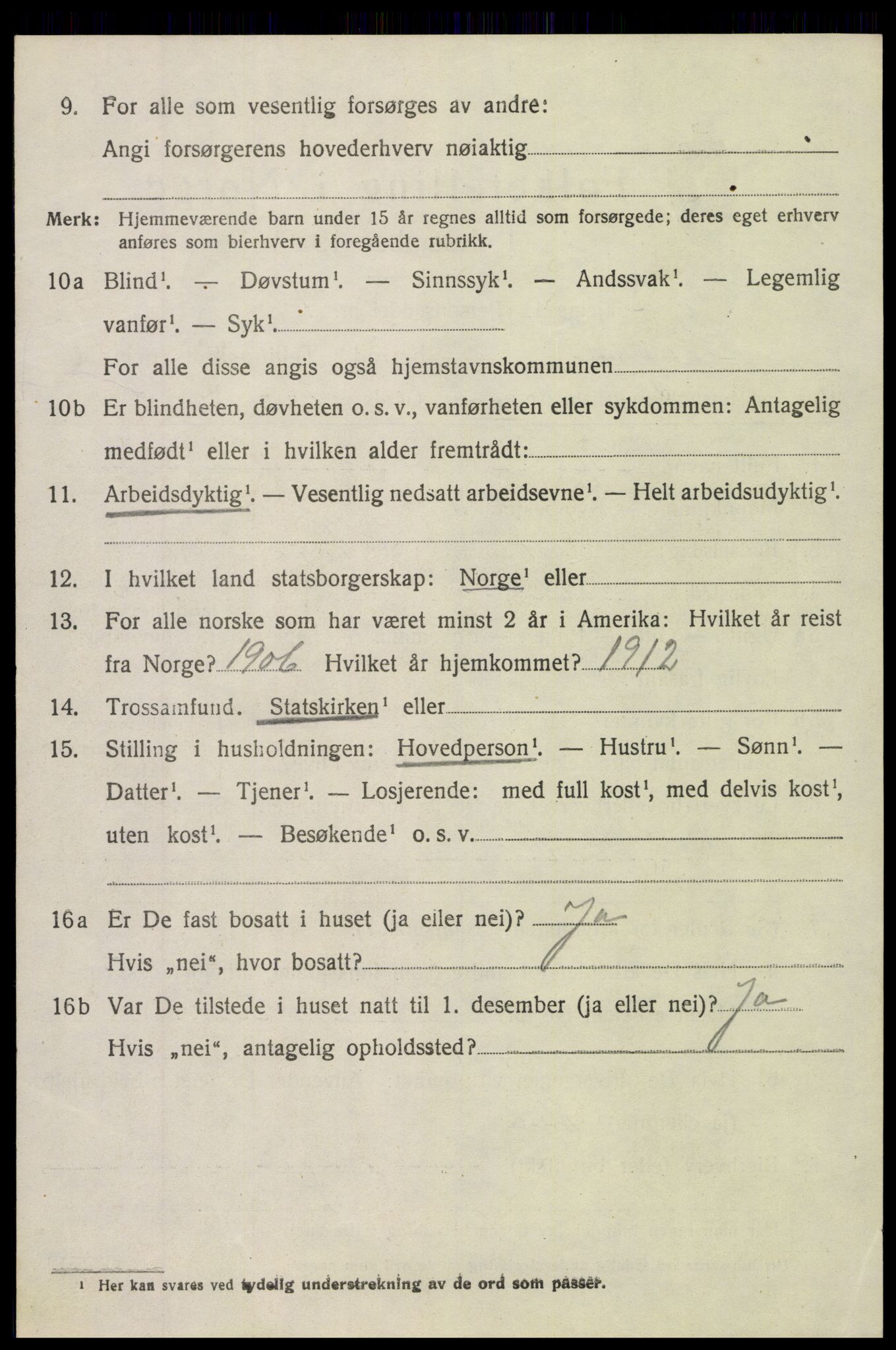 SAH, 1920 census for Torpa, 1920, p. 934