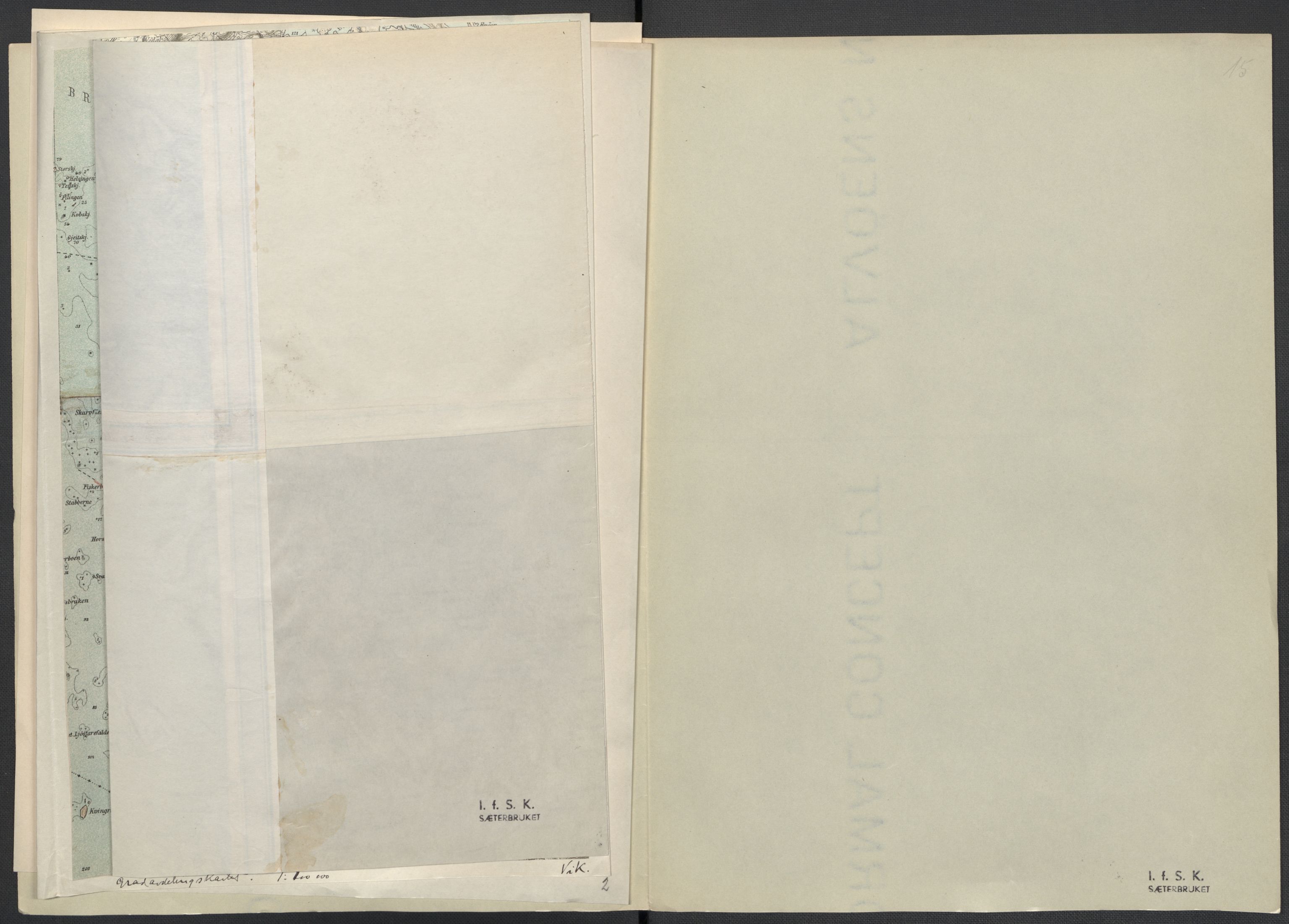 Instituttet for sammenlignende kulturforskning, AV/RA-PA-0424/F/Fc/L0016/0001: Eske B16: / Nordland (perm XLVI), 1932-1938, p. 15