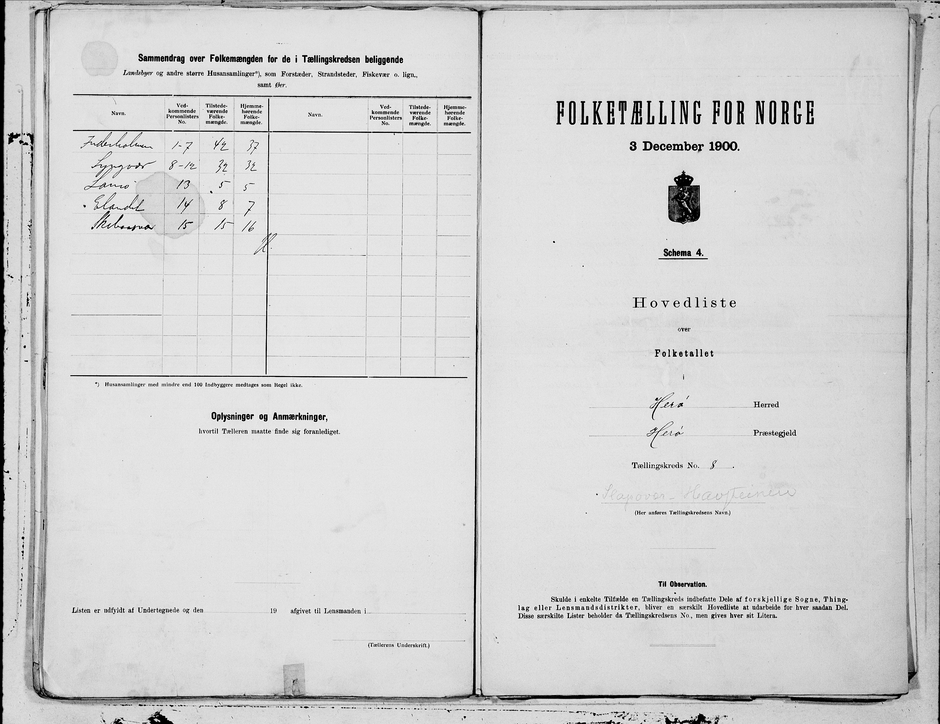 SAT, 1900 census for Herøy, 1900, p. 16