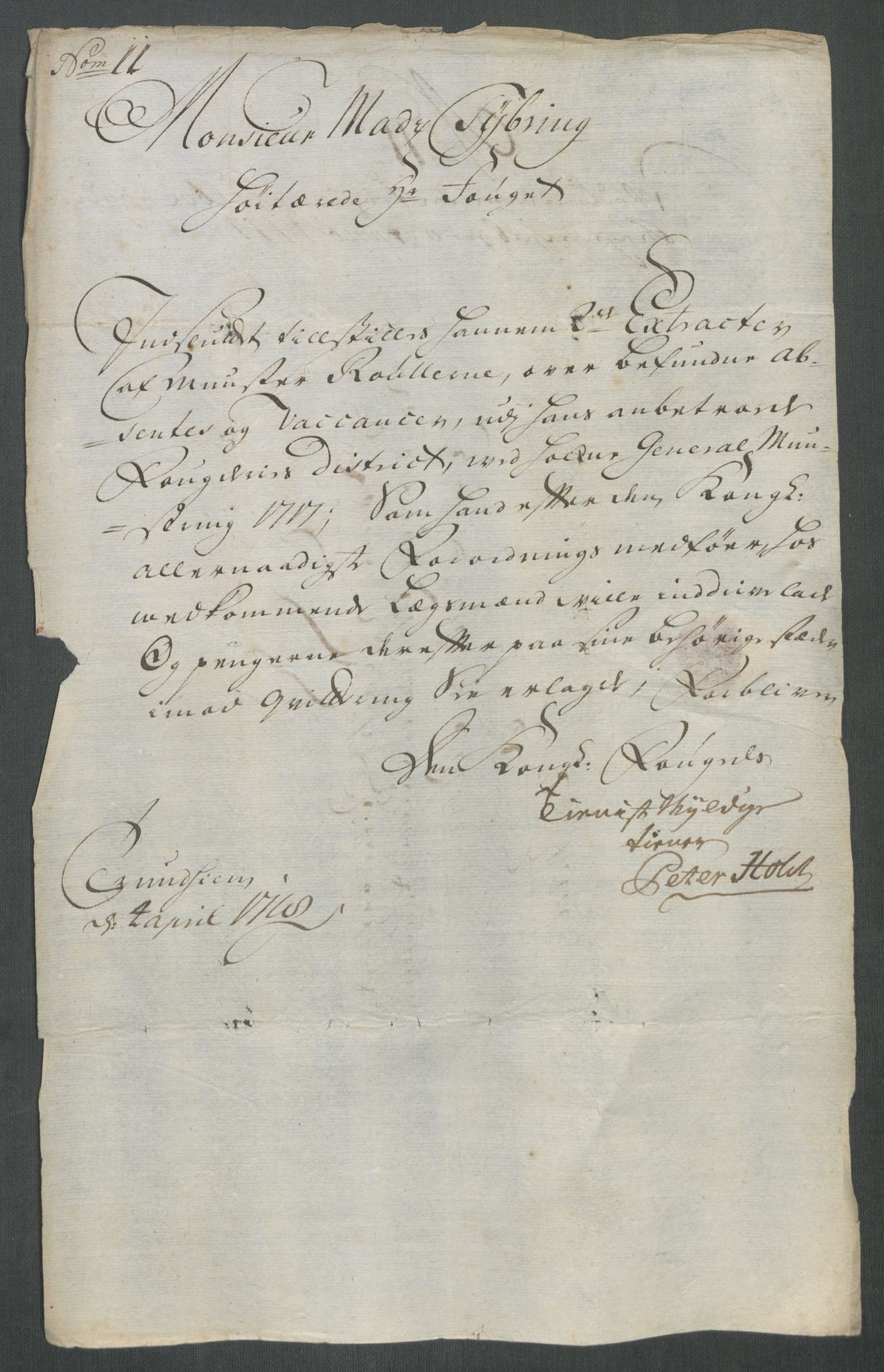 Rentekammeret inntil 1814, Reviderte regnskaper, Fogderegnskap, RA/EA-4092/R61/L4116: Fogderegnskap Strinda og Selbu, 1717-1718, p. 125