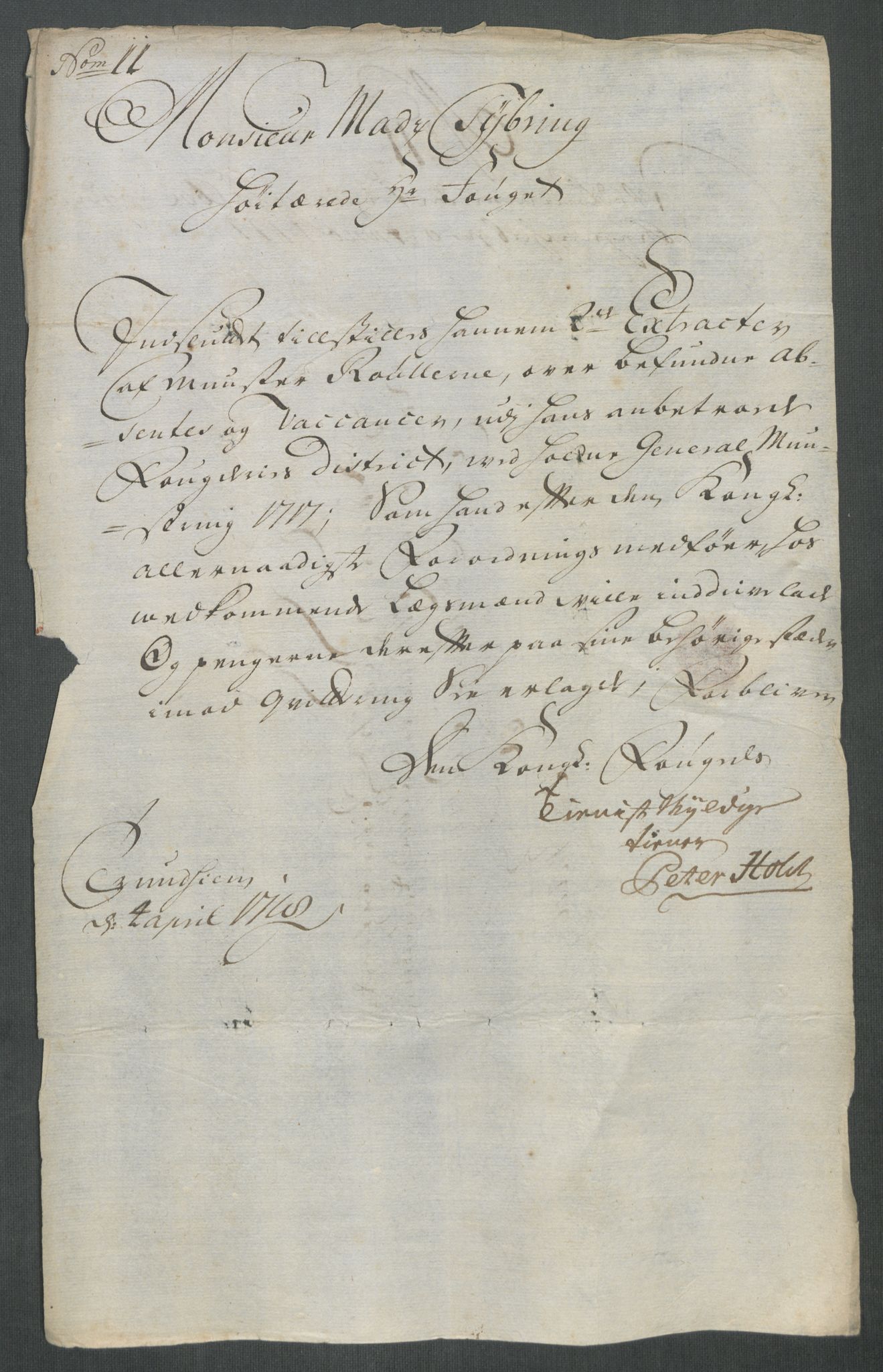 Rentekammeret inntil 1814, Reviderte regnskaper, Fogderegnskap, AV/RA-EA-4092/R61/L4116: Fogderegnskap Strinda og Selbu, 1717-1718, p. 125