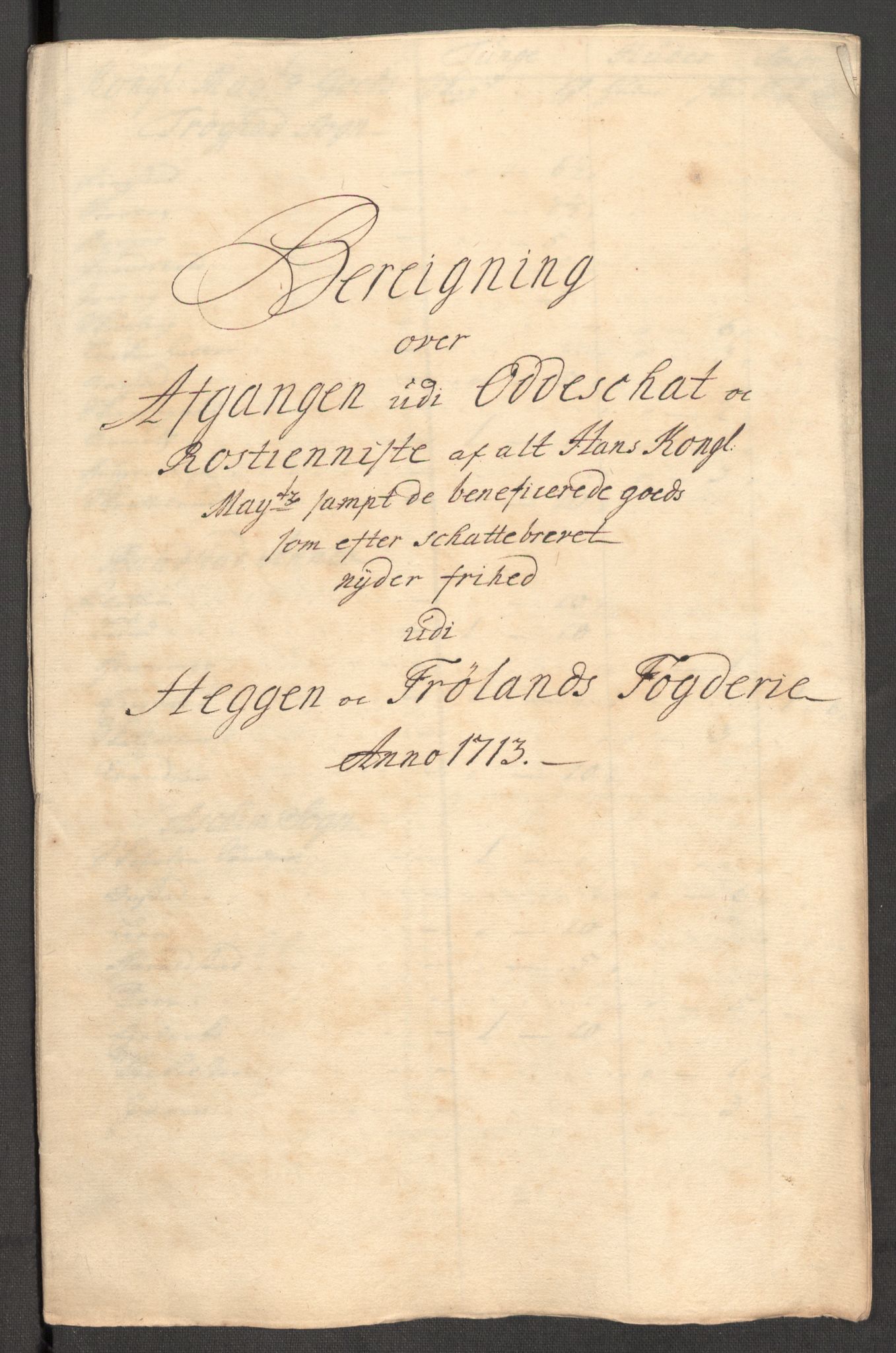 Rentekammeret inntil 1814, Reviderte regnskaper, Fogderegnskap, AV/RA-EA-4092/R07/L0306: Fogderegnskap Rakkestad, Heggen og Frøland, 1713, p. 194