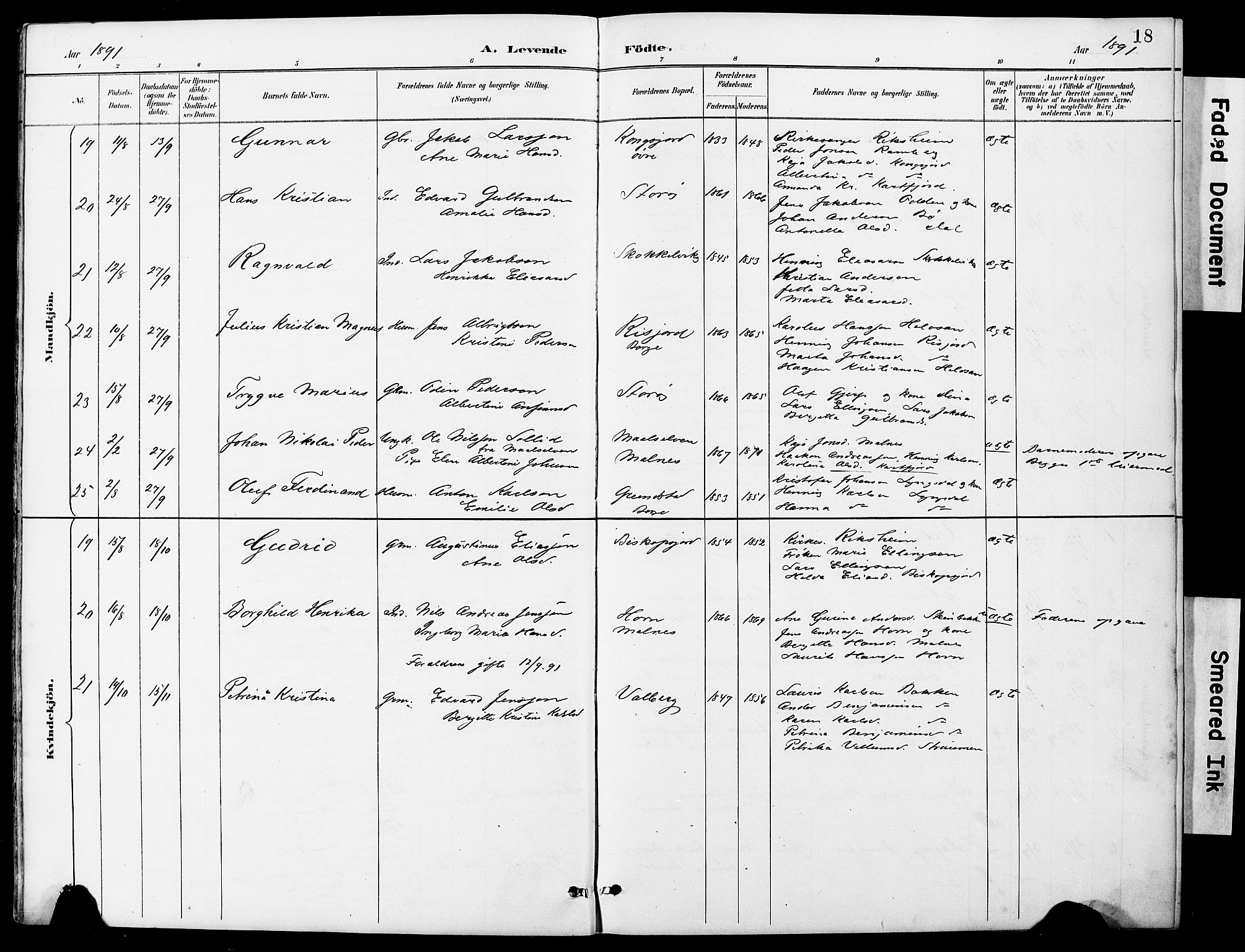 Ministerialprotokoller, klokkerbøker og fødselsregistre - Nordland, AV/SAT-A-1459/884/L1197: Parish register (copy) no. 884C03, 1888-1926, p. 18