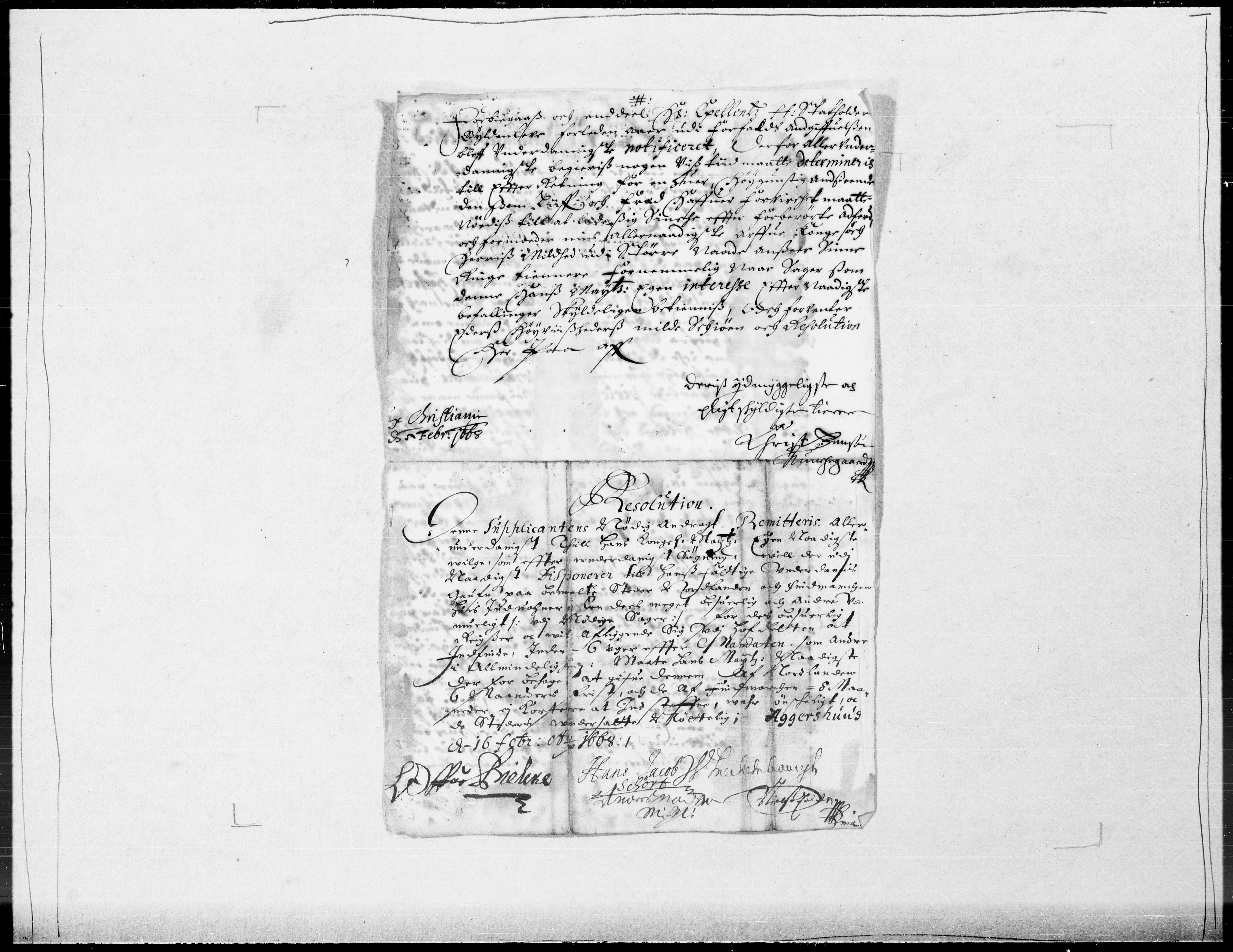 Danske Kanselli 1572-1799, RA/EA-3023/F/Fc/Fcc/Fcca/L0027: Norske innlegg 1572-1799, 1667-1669, p. 262