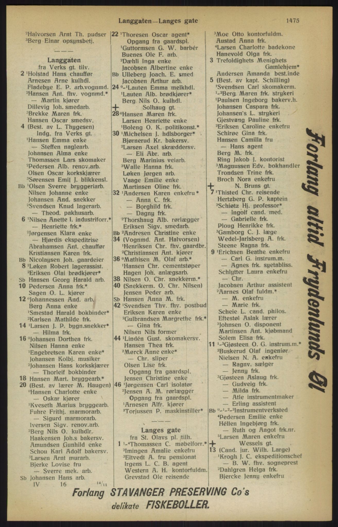 Kristiania/Oslo adressebok, PUBL/-, 1915, p. 1475