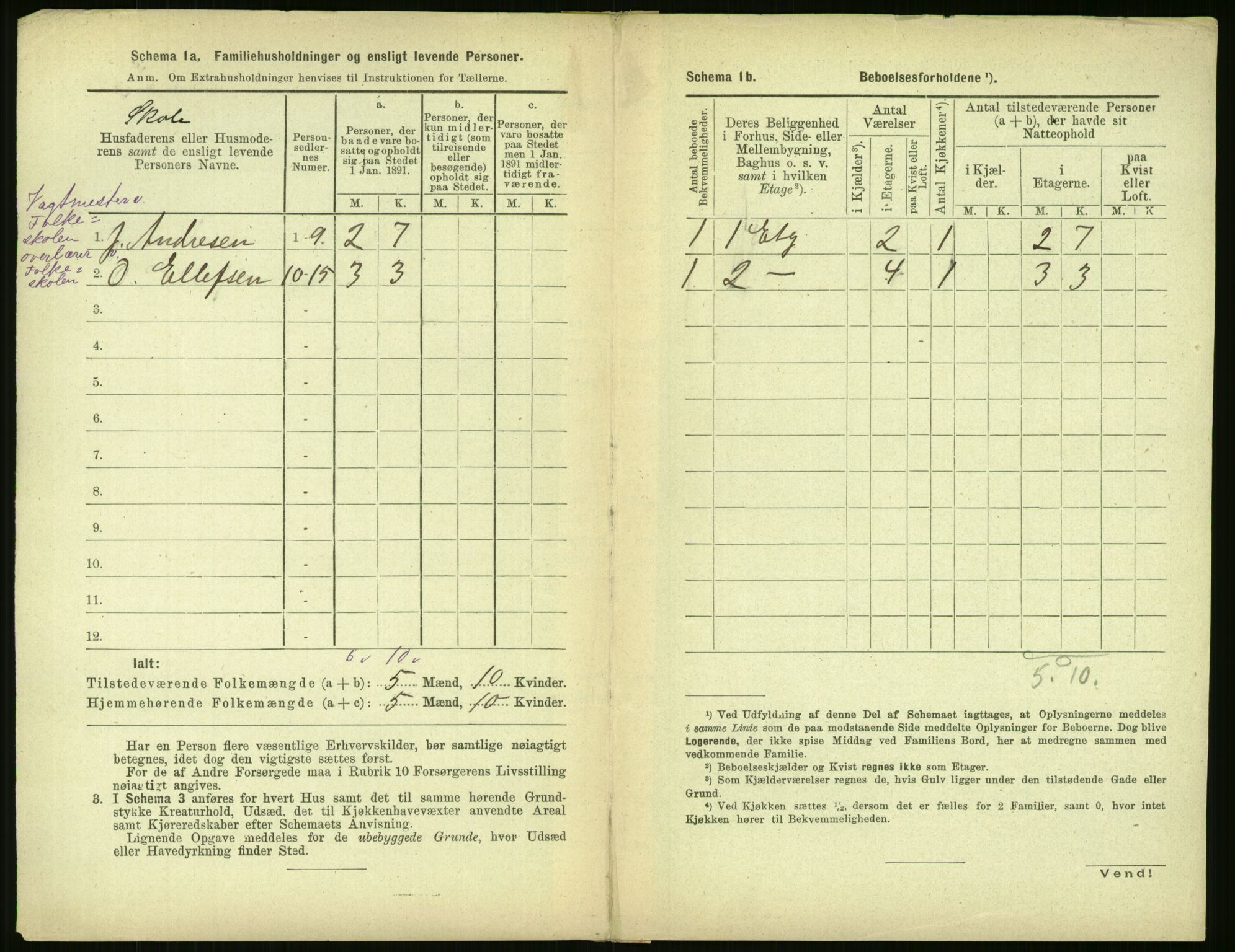 RA, 1891 census for 0301 Kristiania, 1891, p. 164066