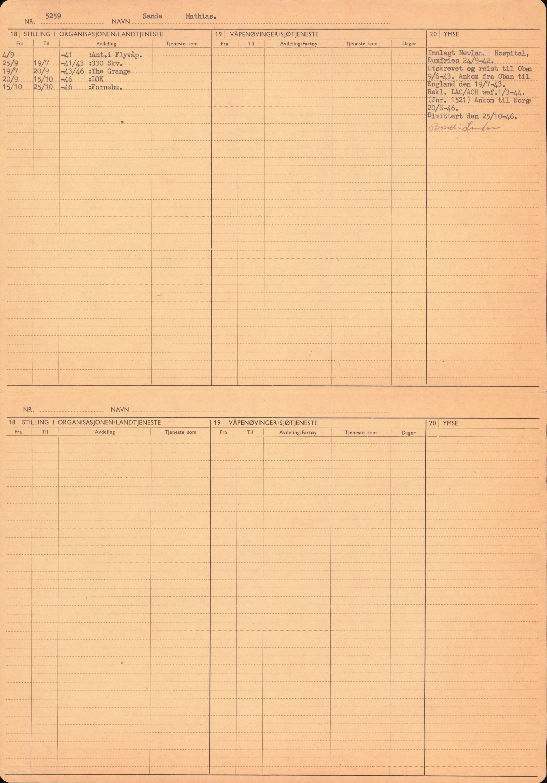 Forsvaret, Forsvarets overkommando/Luftforsvarsstaben, AV/RA-RAFA-4079/P/Pa/L0028: Personellpapirer, 1911, p. 67