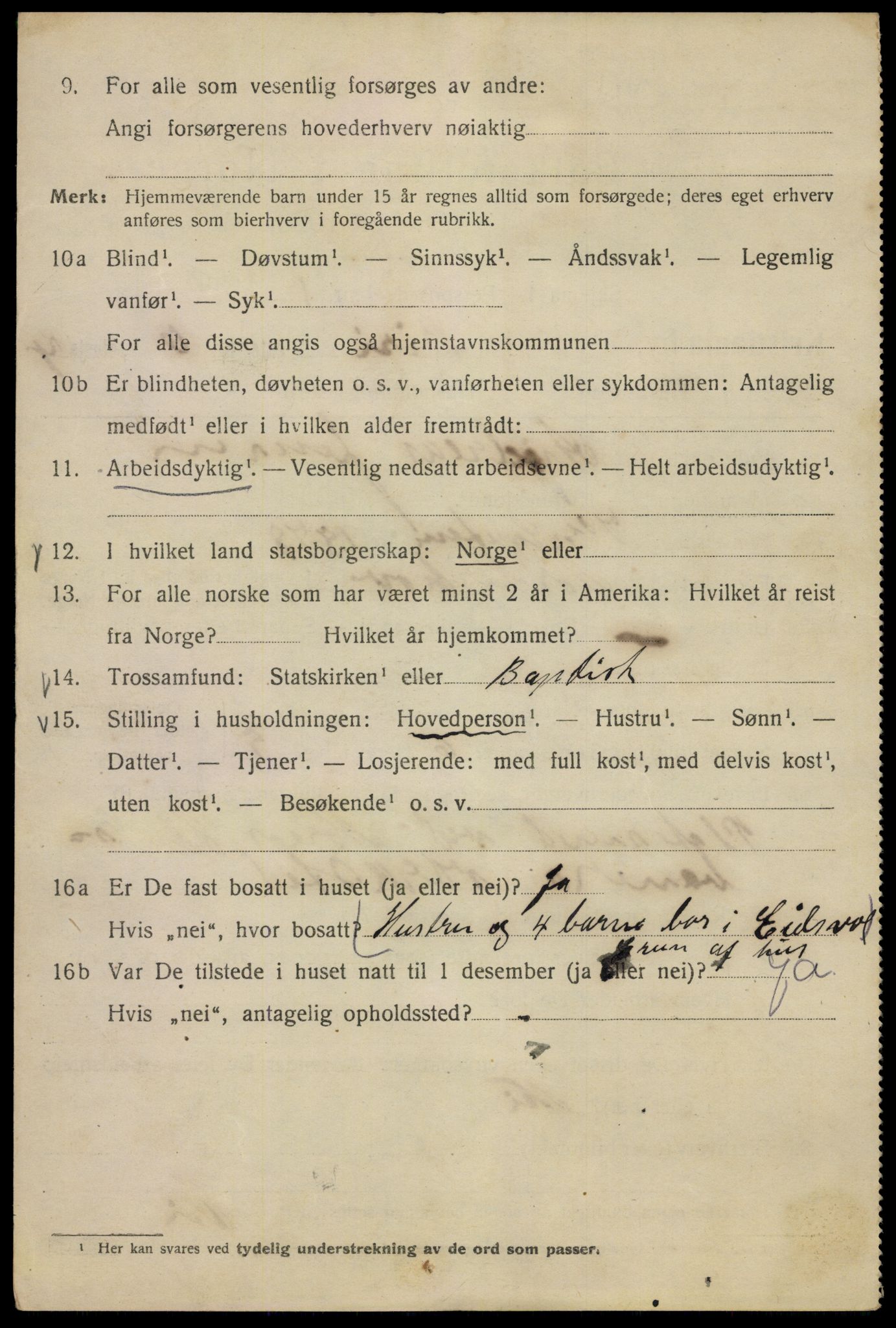 SAO, 1920 census for Kristiania, 1920, p. 155964