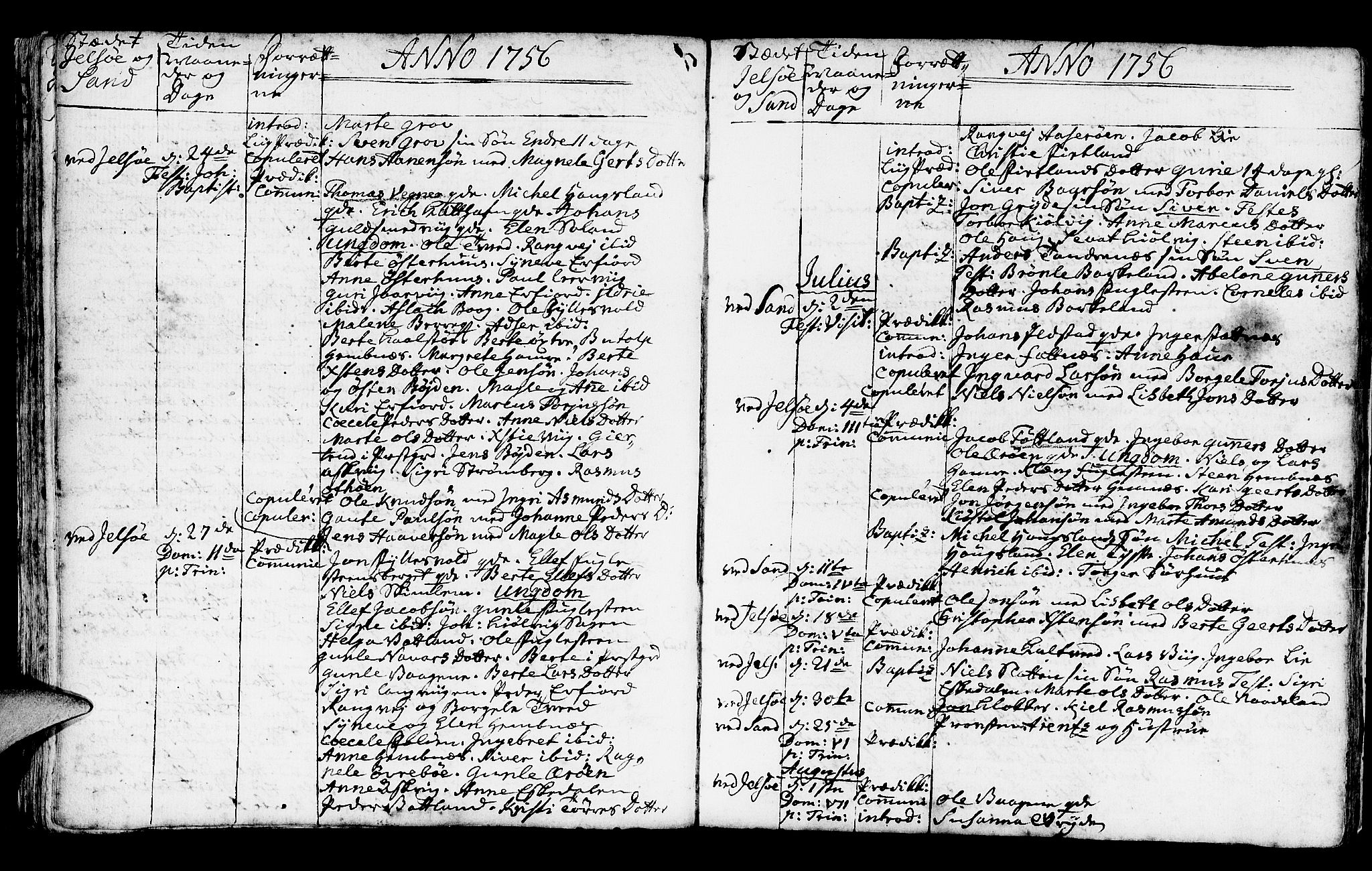 Jelsa sokneprestkontor, AV/SAST-A-101842/01/IV: Parish register (official) no. A 2, 1753-1767