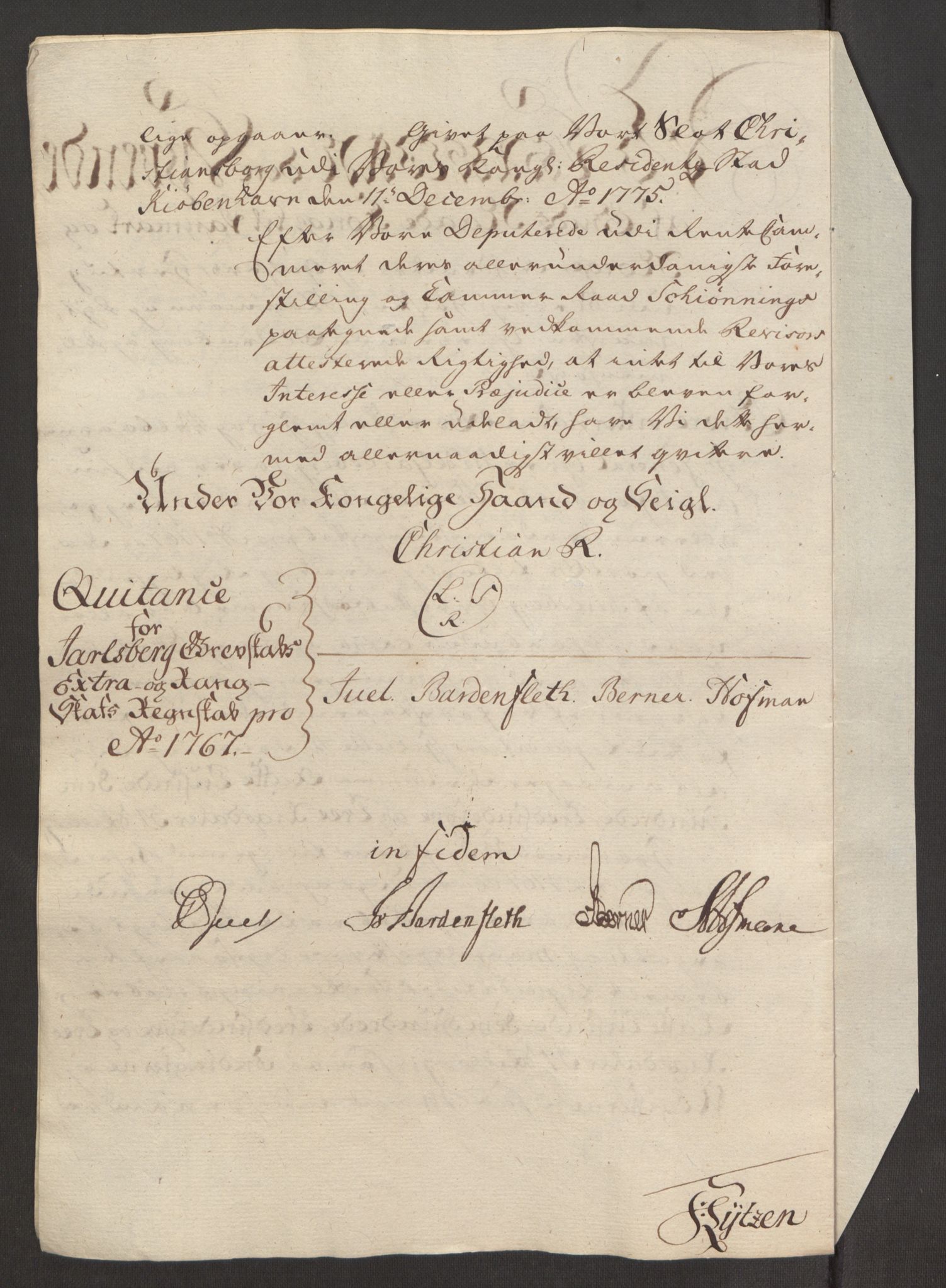 Rentekammeret inntil 1814, Reviderte regnskaper, Fogderegnskap, RA/EA-4092/R32/L1960: Ekstraskatten Jarlsberg grevskap, 1762-1772, p. 127
