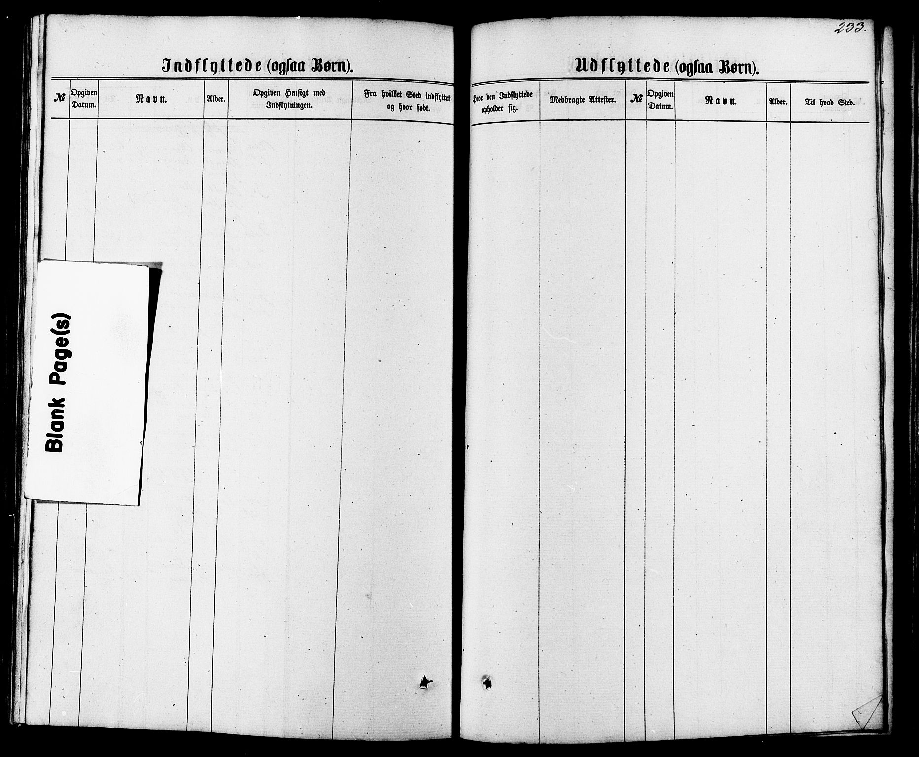 Ministerialprotokoller, klokkerbøker og fødselsregistre - Møre og Romsdal, SAT/A-1454/504/L0055: Parish register (official) no. 504A02, 1861-1884, p. 233