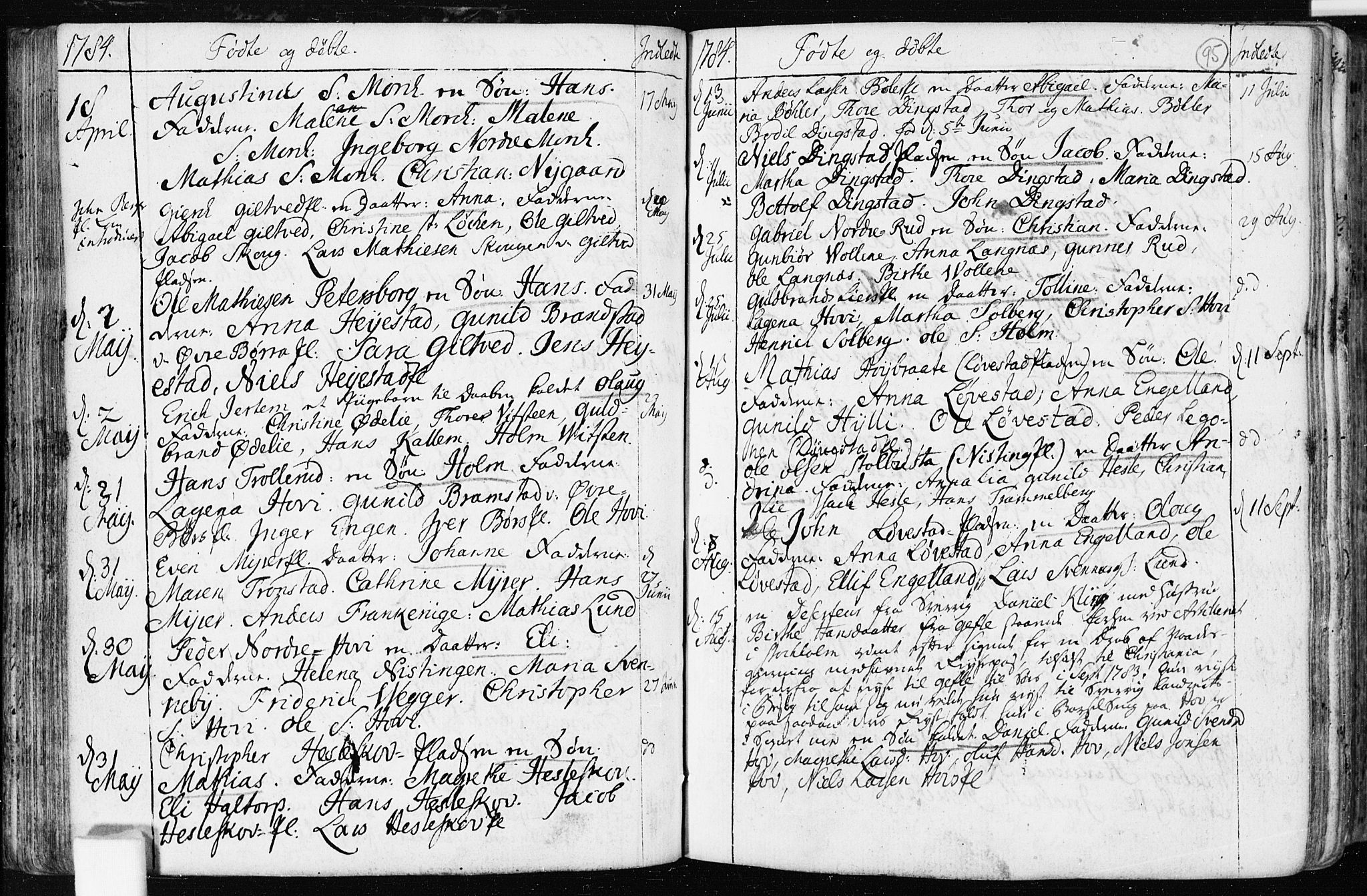 Spydeberg prestekontor Kirkebøker, AV/SAO-A-10924/F/Fa/L0003: Parish register (official) no. I 3, 1778-1814, p. 95