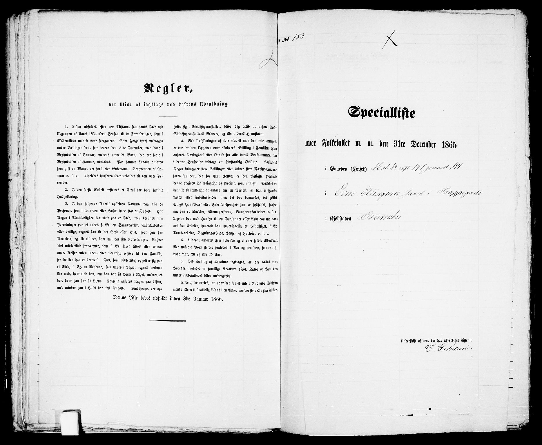 RA, 1865 census for Risør/Risør, 1865, p. 377