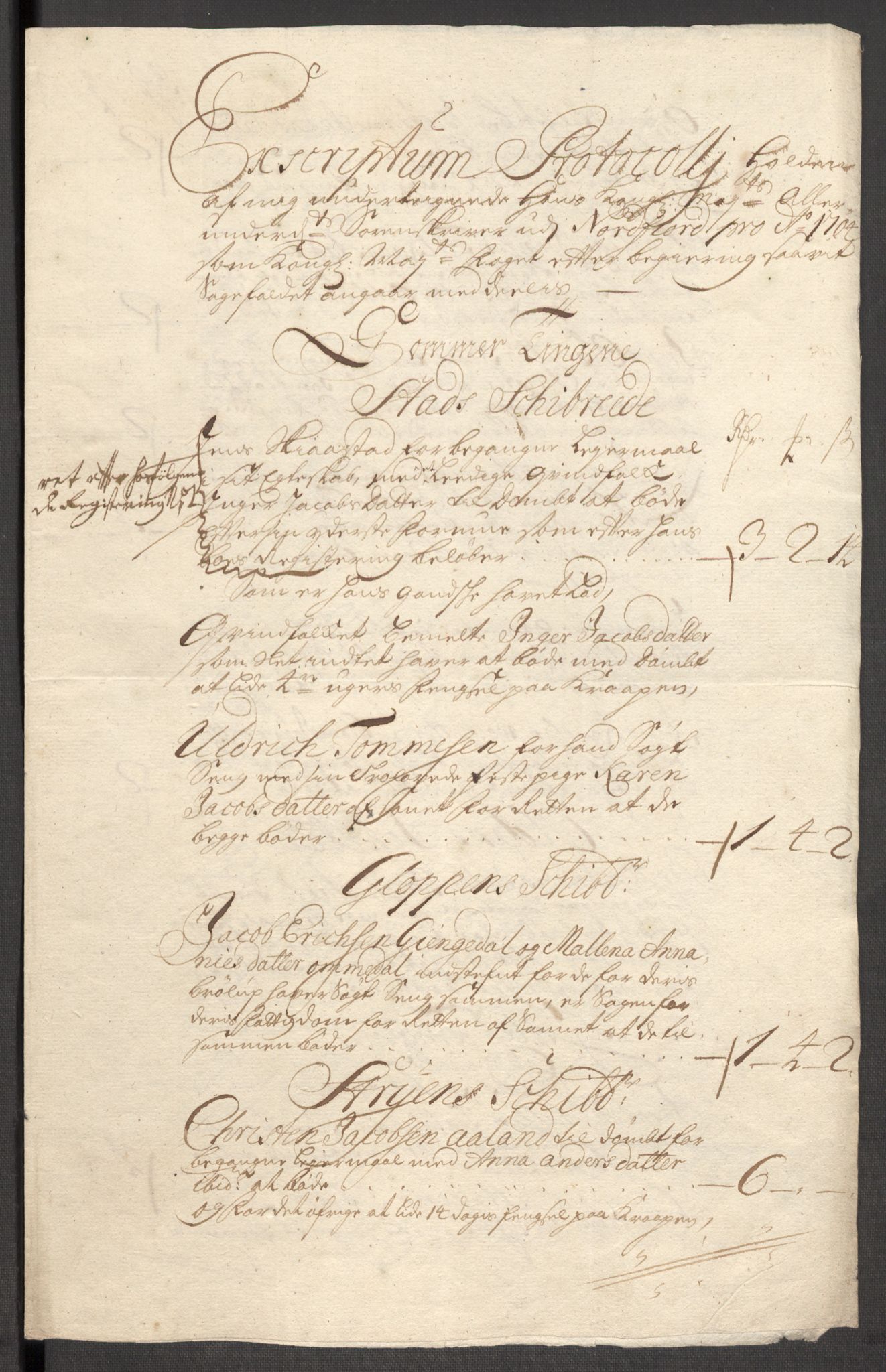 Rentekammeret inntil 1814, Reviderte regnskaper, Fogderegnskap, AV/RA-EA-4092/R53/L3428: Fogderegnskap Sunn- og Nordfjord, 1704, p. 227