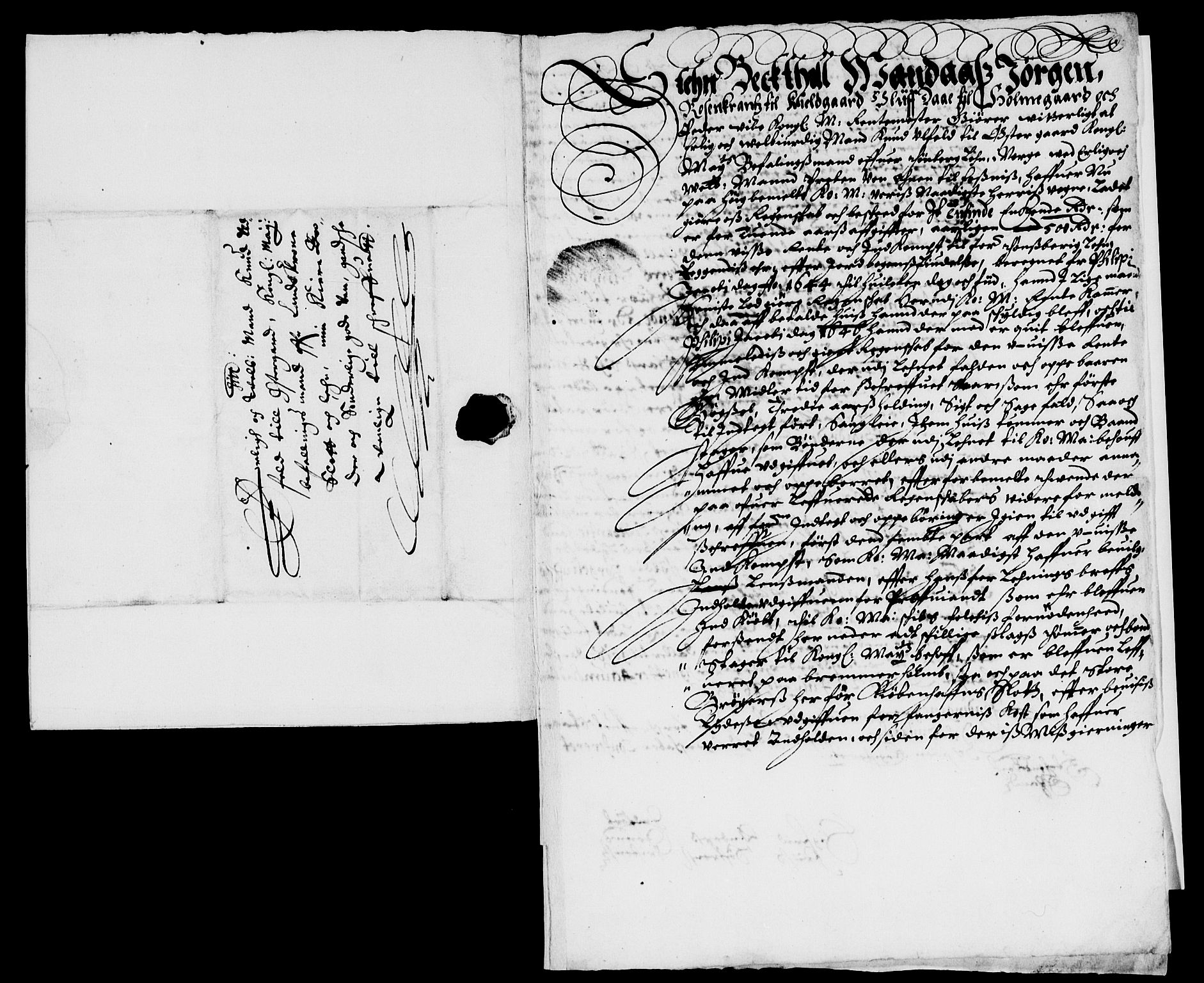 Rentekammeret inntil 1814, Reviderte regnskaper, Lensregnskaper, AV/RA-EA-5023/R/Rb/Rbo/L0026: Tønsberg len, 1644-1646