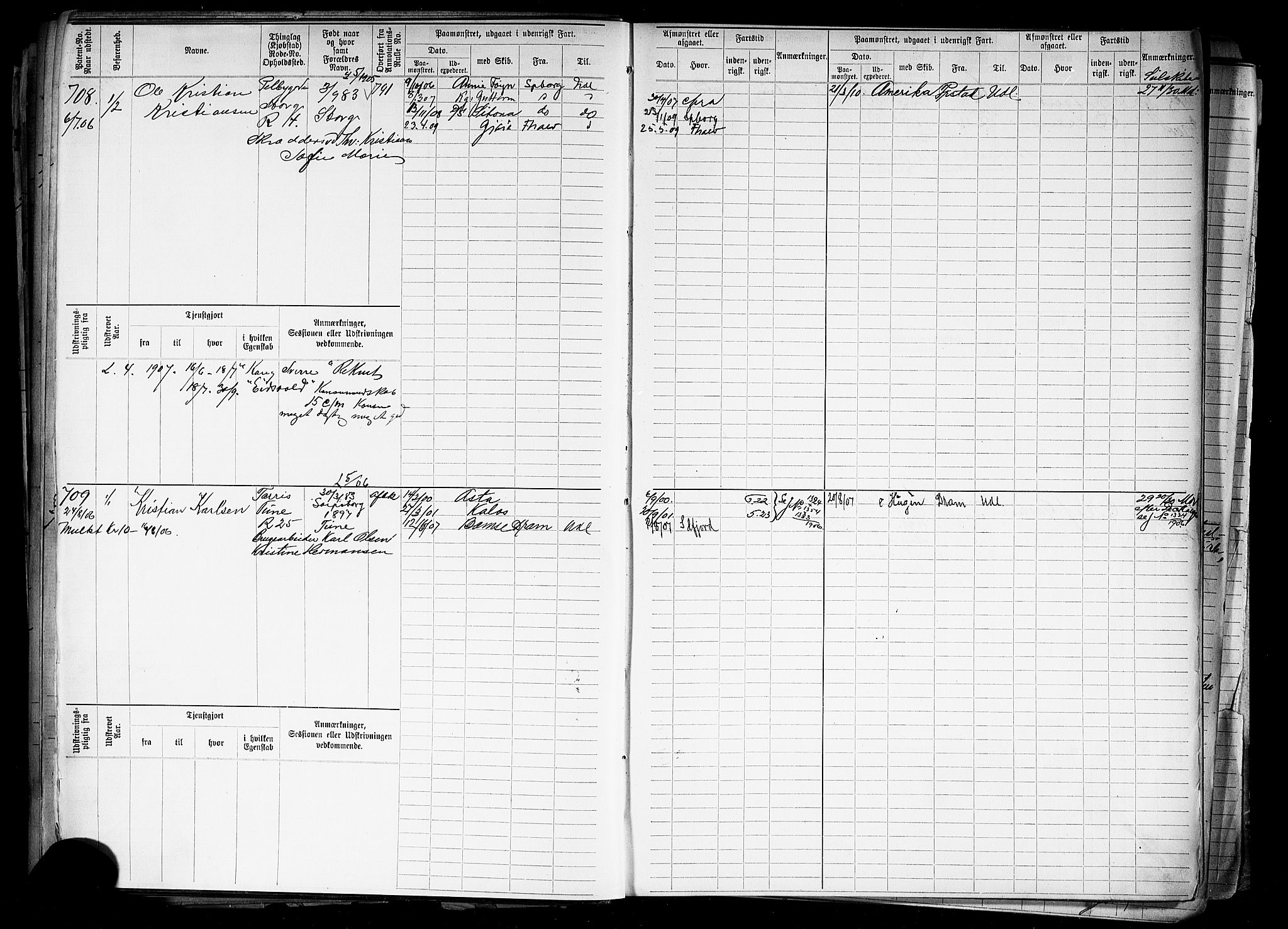 Sarpsborg mønstringskontor, SAO/A-10569c/F/Fc/Fcb/L0005: Hovedrulle, 1881-1916, p. 204