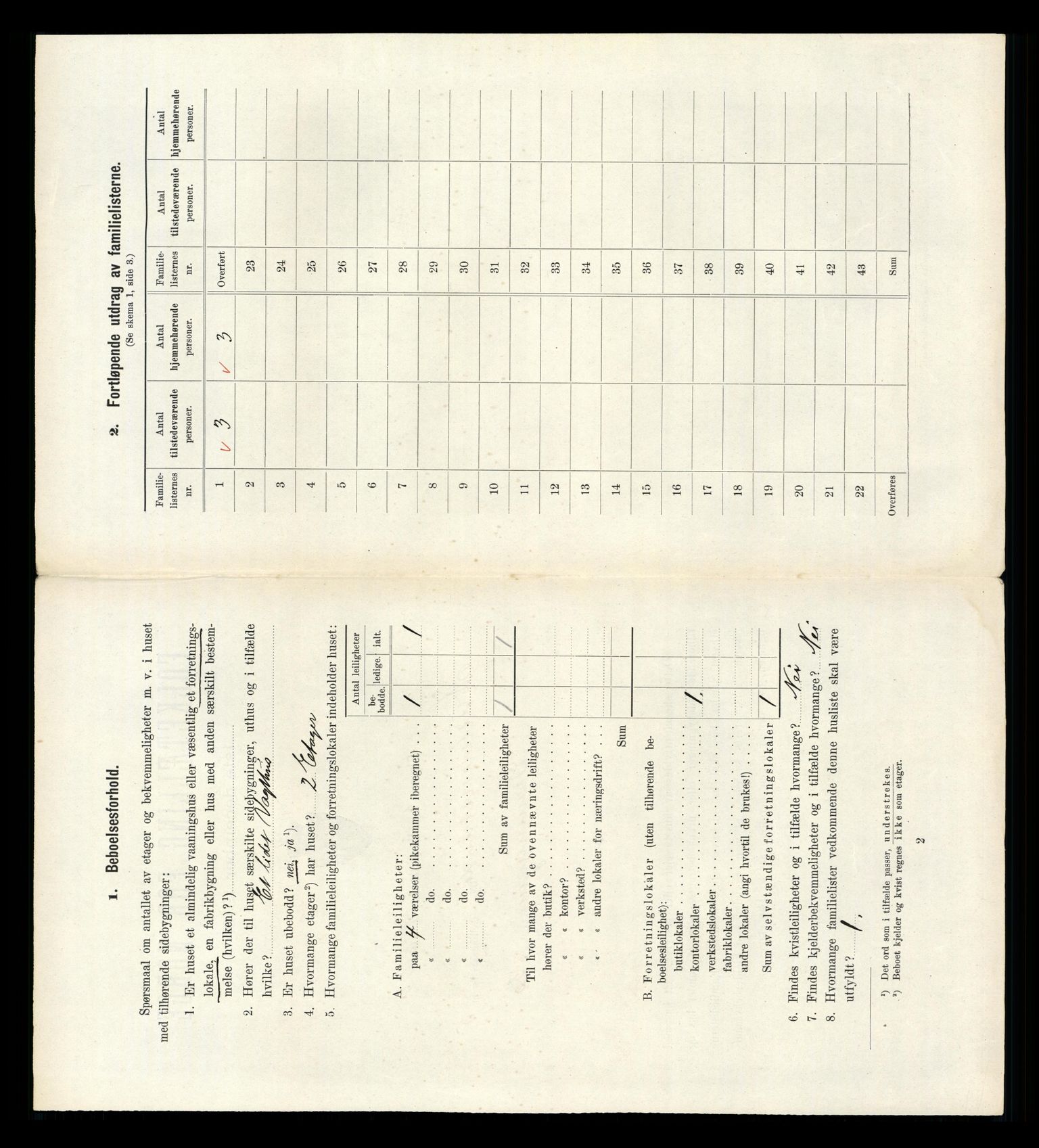 RA, 1910 census for Kristiansand, 1910, p. 1151