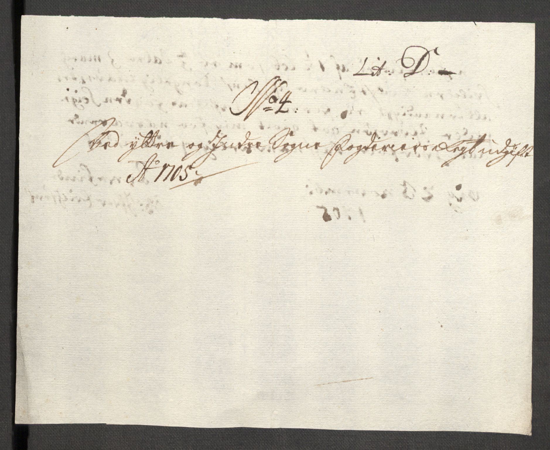 Rentekammeret inntil 1814, Reviderte regnskaper, Fogderegnskap, AV/RA-EA-4092/R52/L3314: Fogderegnskap Sogn, 1705-1707, p. 155