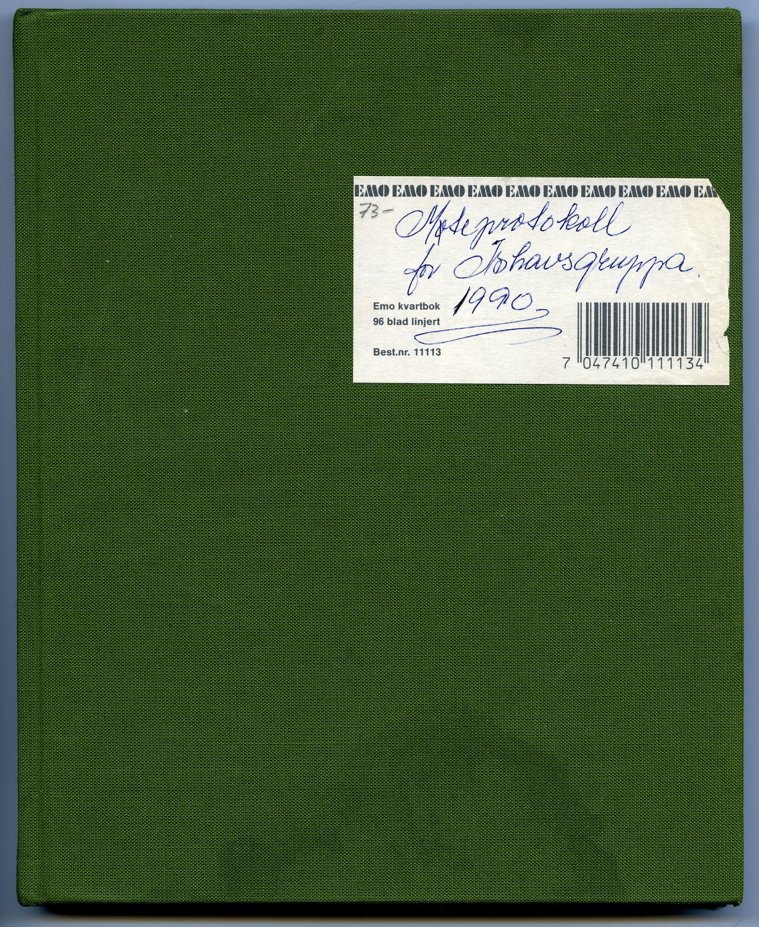 Finnmark krets av Norges Kvinne- og familieforbund, FMFB/A-1233/A/Ac/L0014: Protokoll for gruppemøte Ishavsgruppen 1990-1994, 1990-1994