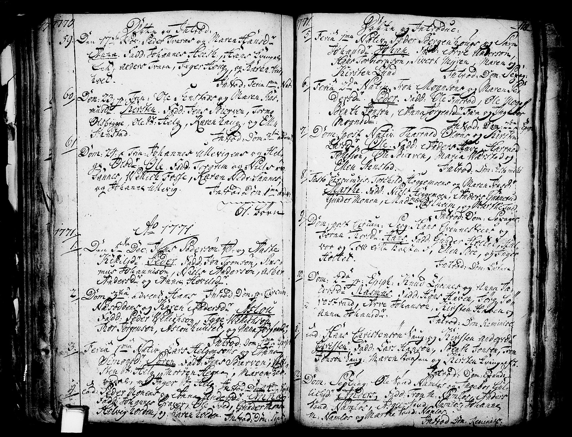 Holla kirkebøker, SAKO/A-272/F/Fa/L0001: Parish register (official) no. 1, 1717-1779, p. 118