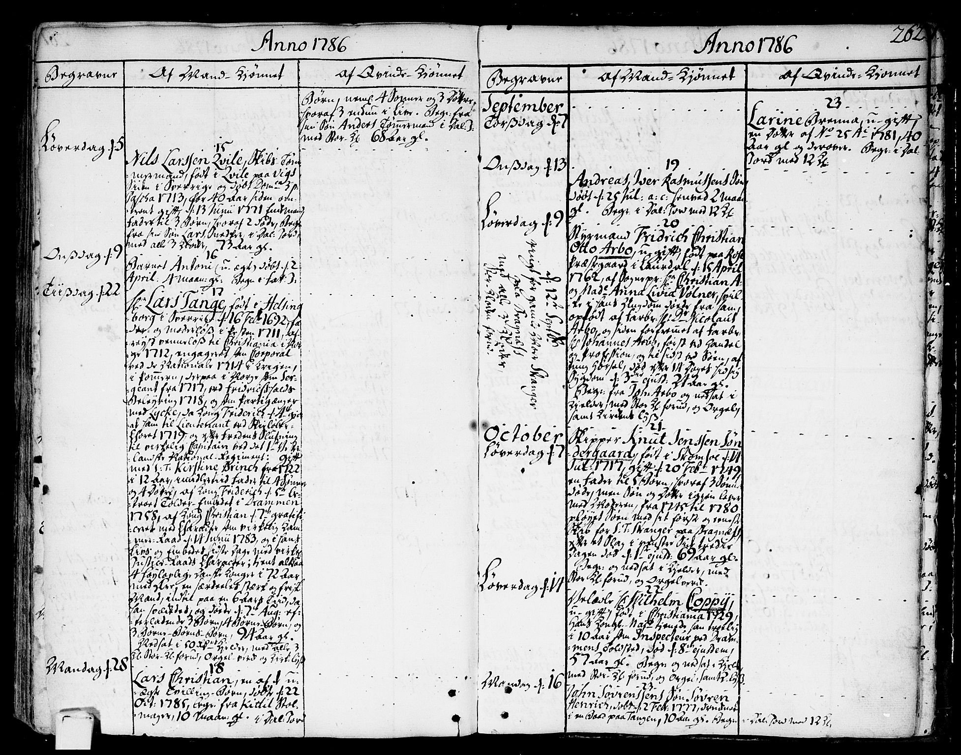 Strømsø kirkebøker, AV/SAKO-A-246/F/Fa/L0009: Parish register (official) no. I 9, 1752-1791, p. 262