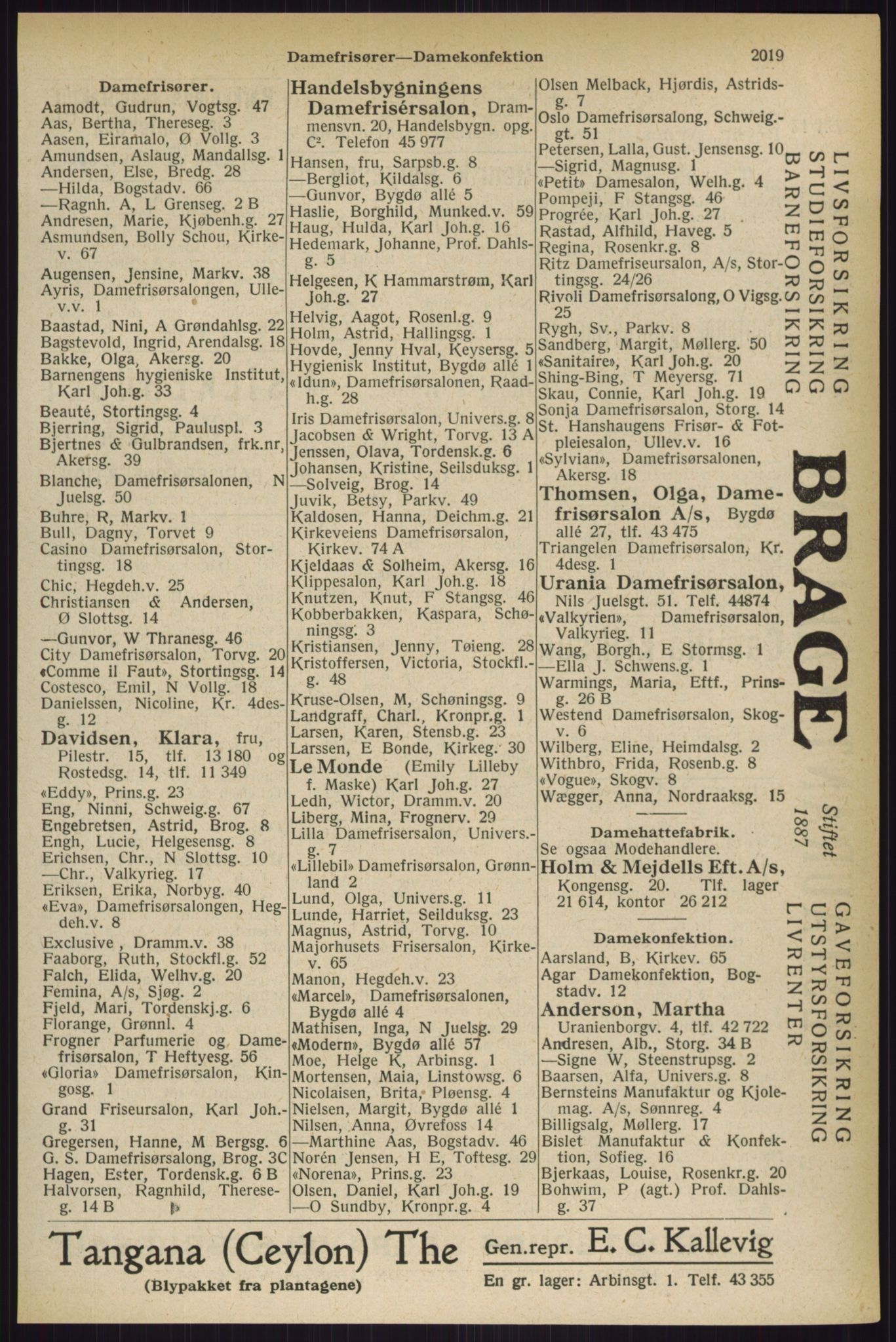 Kristiania/Oslo adressebok, PUBL/-, 1927, p. 2019