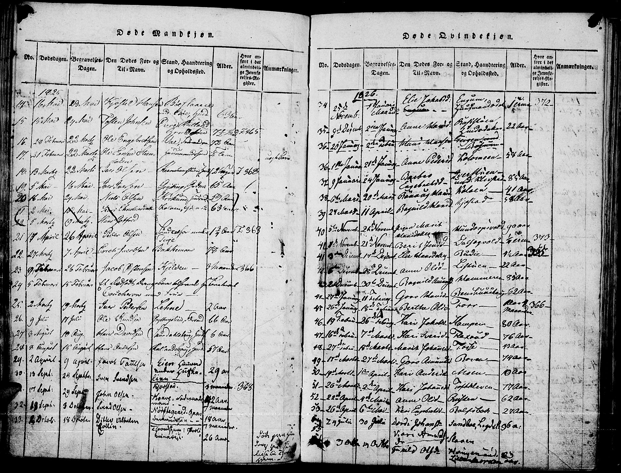 Fron prestekontor, SAH/PREST-078/H/Ha/Haa/L0002: Parish register (official) no. 2, 1816-1827, p. 121