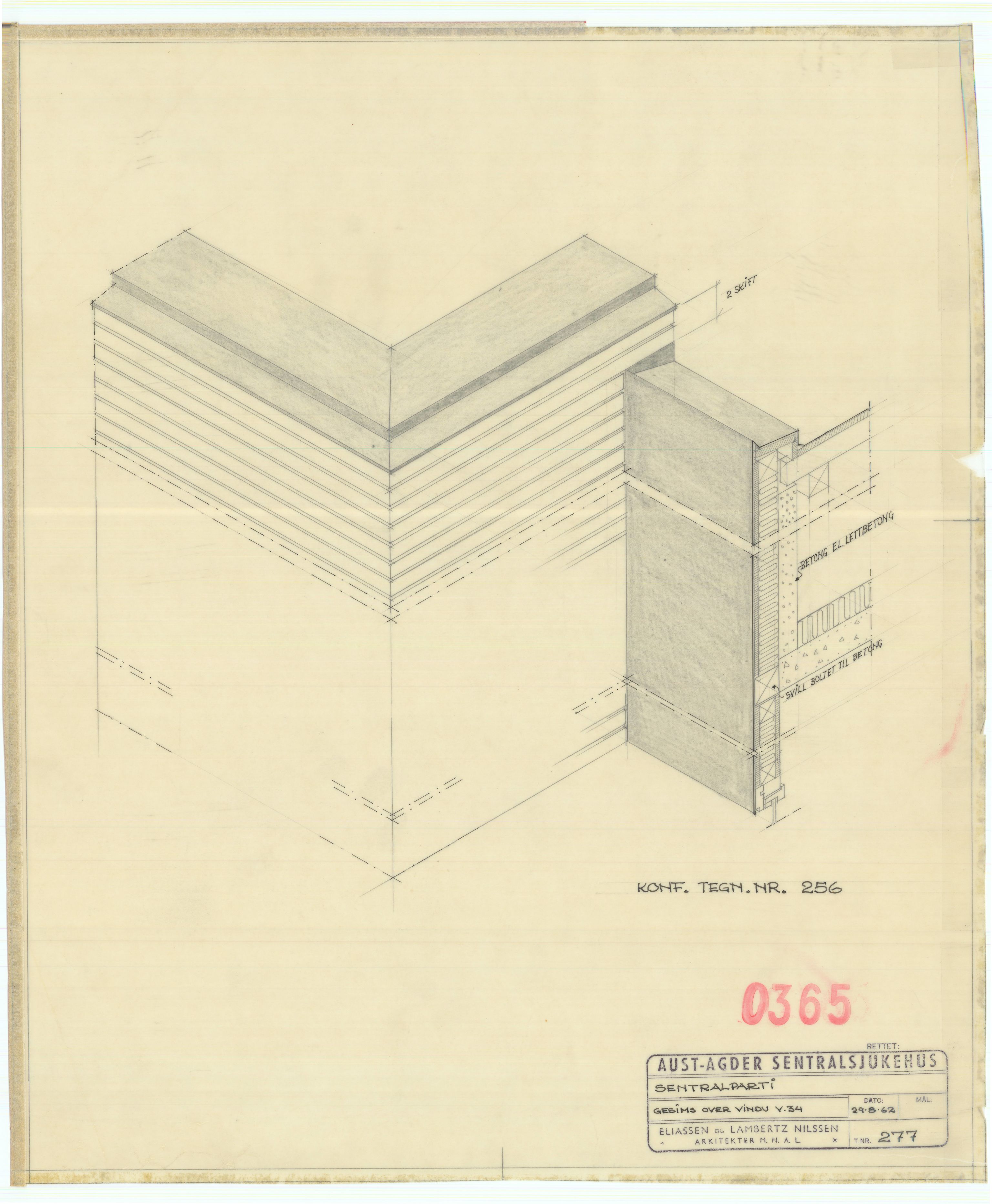 Eliassen og Lambertz-Nilssen Arkitekter, AAKS/PA-2983/T/T01/L0005: Tegningskogger 0365, 1960-1966, p. 13