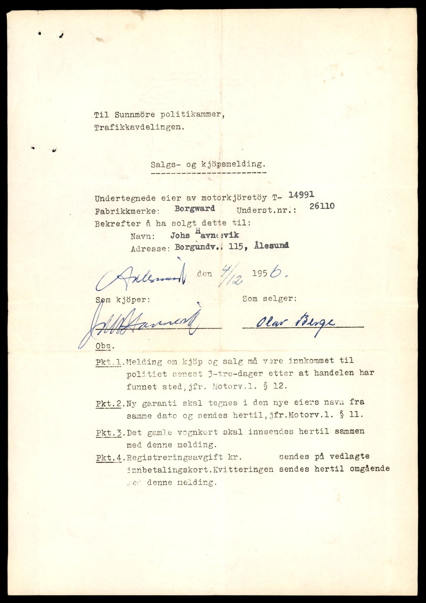 Møre og Romsdal vegkontor - Ålesund trafikkstasjon, AV/SAT-A-4099/F/Fe/L0049: Registreringskort for kjøretøy T 14864 - T 18613, 1927-1998, p. 3045
