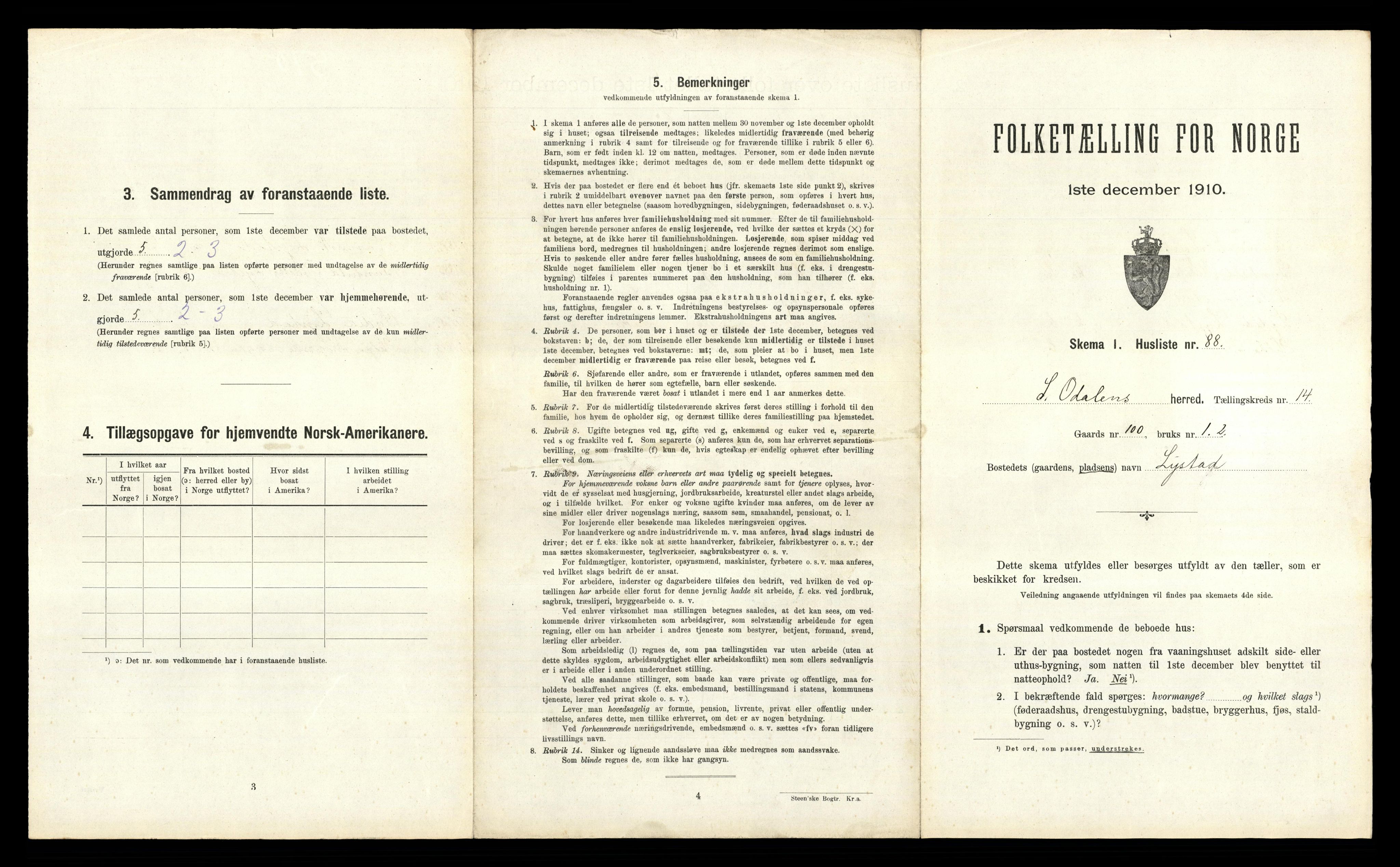 RA, 1910 census for Sør-Odal, 1910, p. 2496