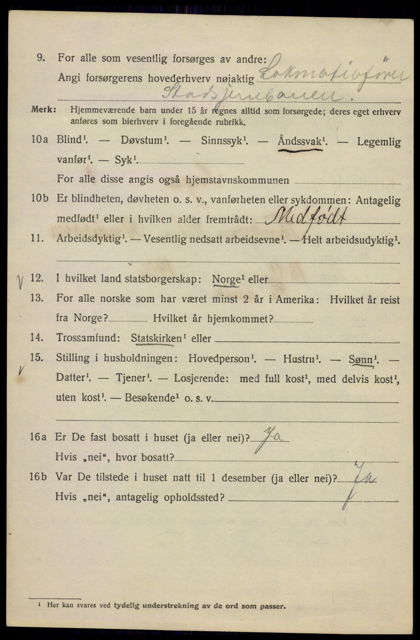 SAO, 1920 census for Kristiania, 1920, p. 309874