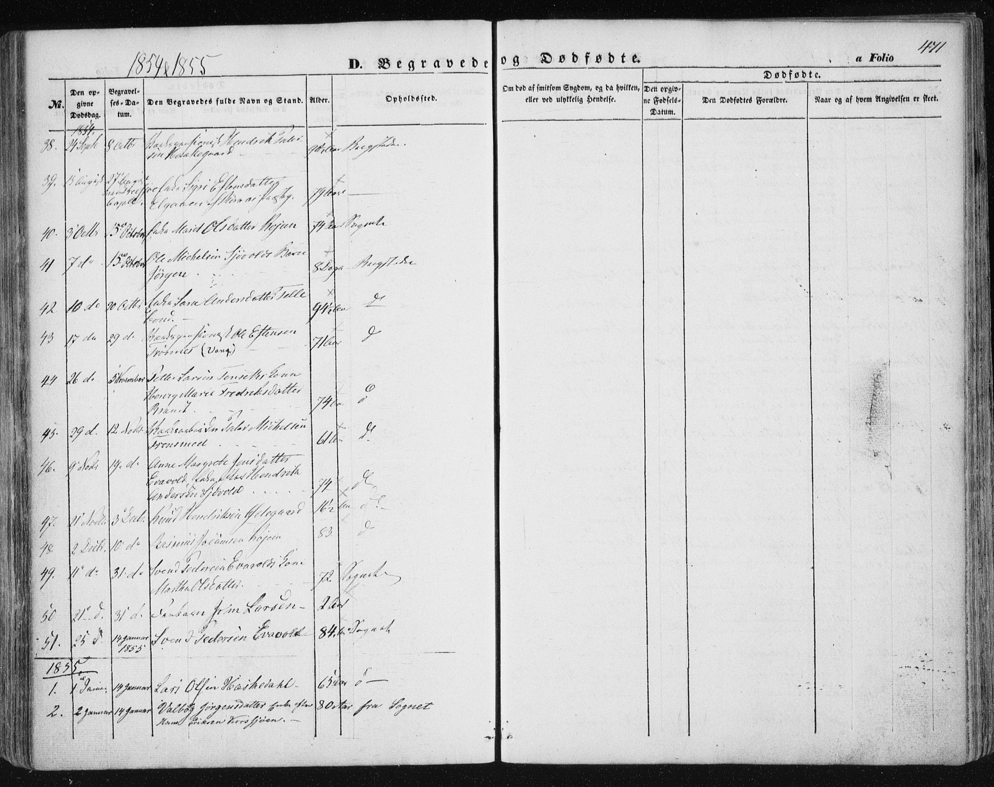 Ministerialprotokoller, klokkerbøker og fødselsregistre - Sør-Trøndelag, SAT/A-1456/681/L0931: Parish register (official) no. 681A09, 1845-1859, p. 471