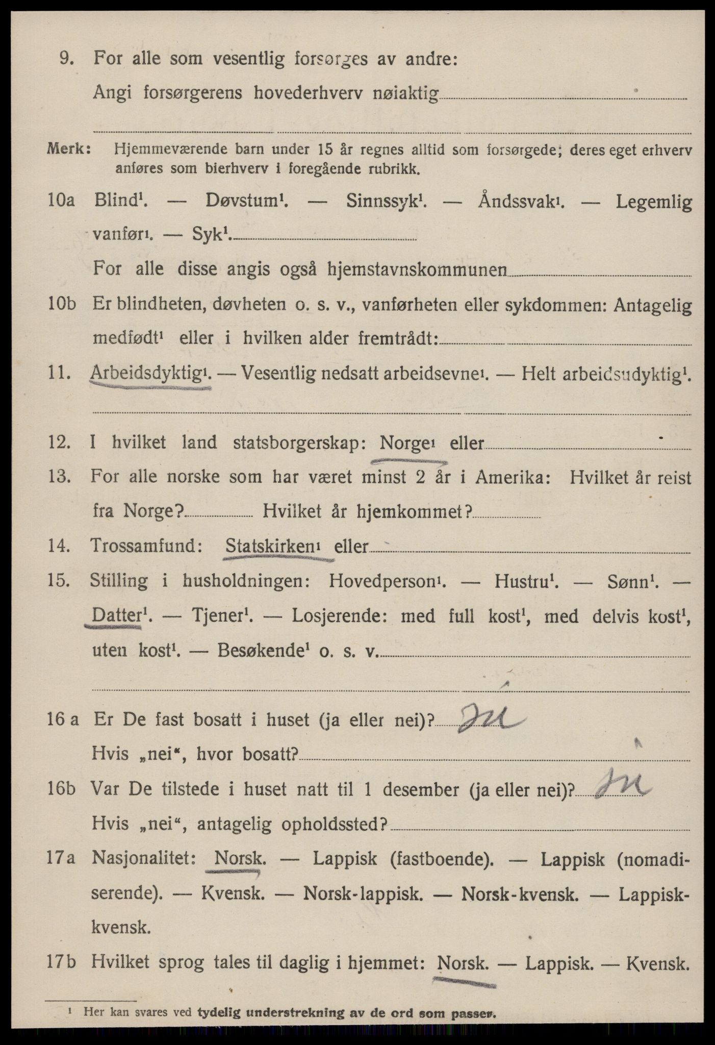 SAT, 1920 census for Horg, 1920, p. 5343