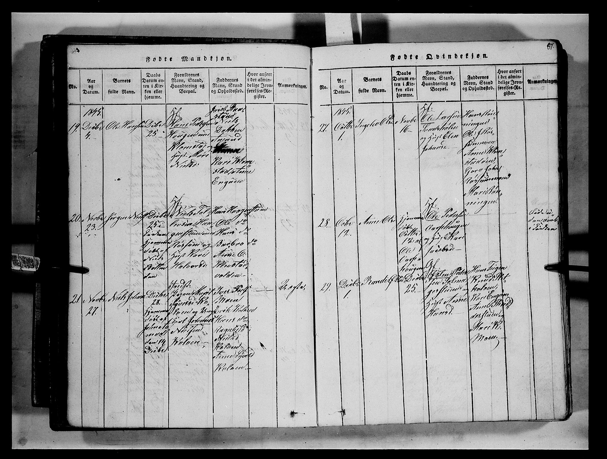 Fron prestekontor, SAH/PREST-078/H/Ha/Hab/L0002: Parish register (copy) no. 2, 1816-1850, p. 87