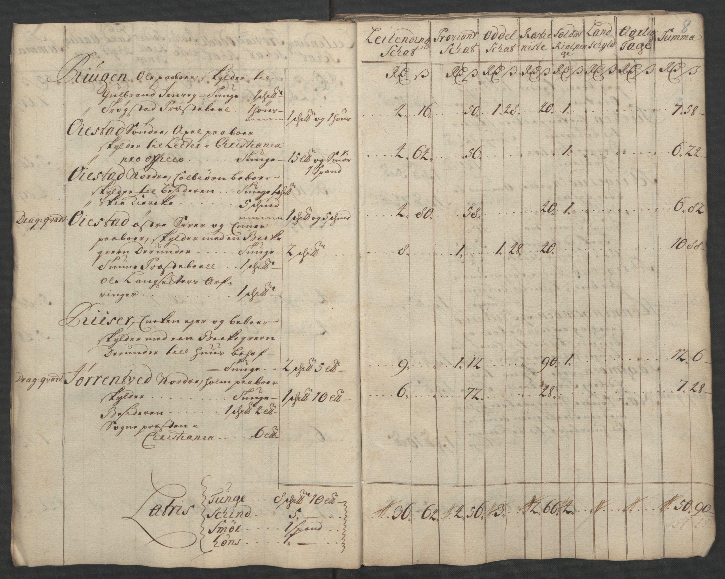 Rentekammeret inntil 1814, Reviderte regnskaper, Fogderegnskap, AV/RA-EA-4092/R07/L0302: Fogderegnskap Rakkestad, Heggen og Frøland, 1710, p. 133