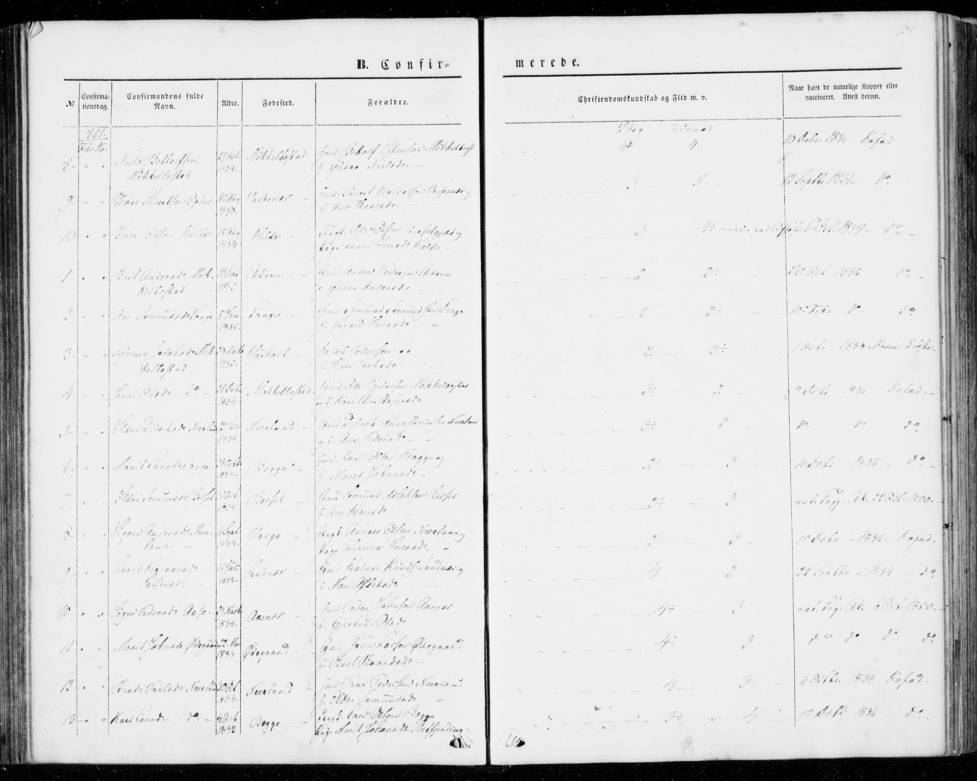 Ministerialprotokoller, klokkerbøker og fødselsregistre - Møre og Romsdal, SAT/A-1454/554/L0643: Parish register (official) no. 554A01, 1846-1879, p. 138