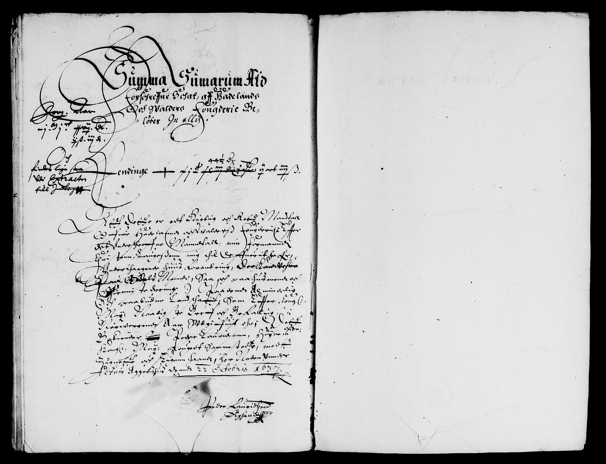 Rentekammeret inntil 1814, Reviderte regnskaper, Lensregnskaper, AV/RA-EA-5023/R/Rb/Rba/L0133: Akershus len, 1637-1638