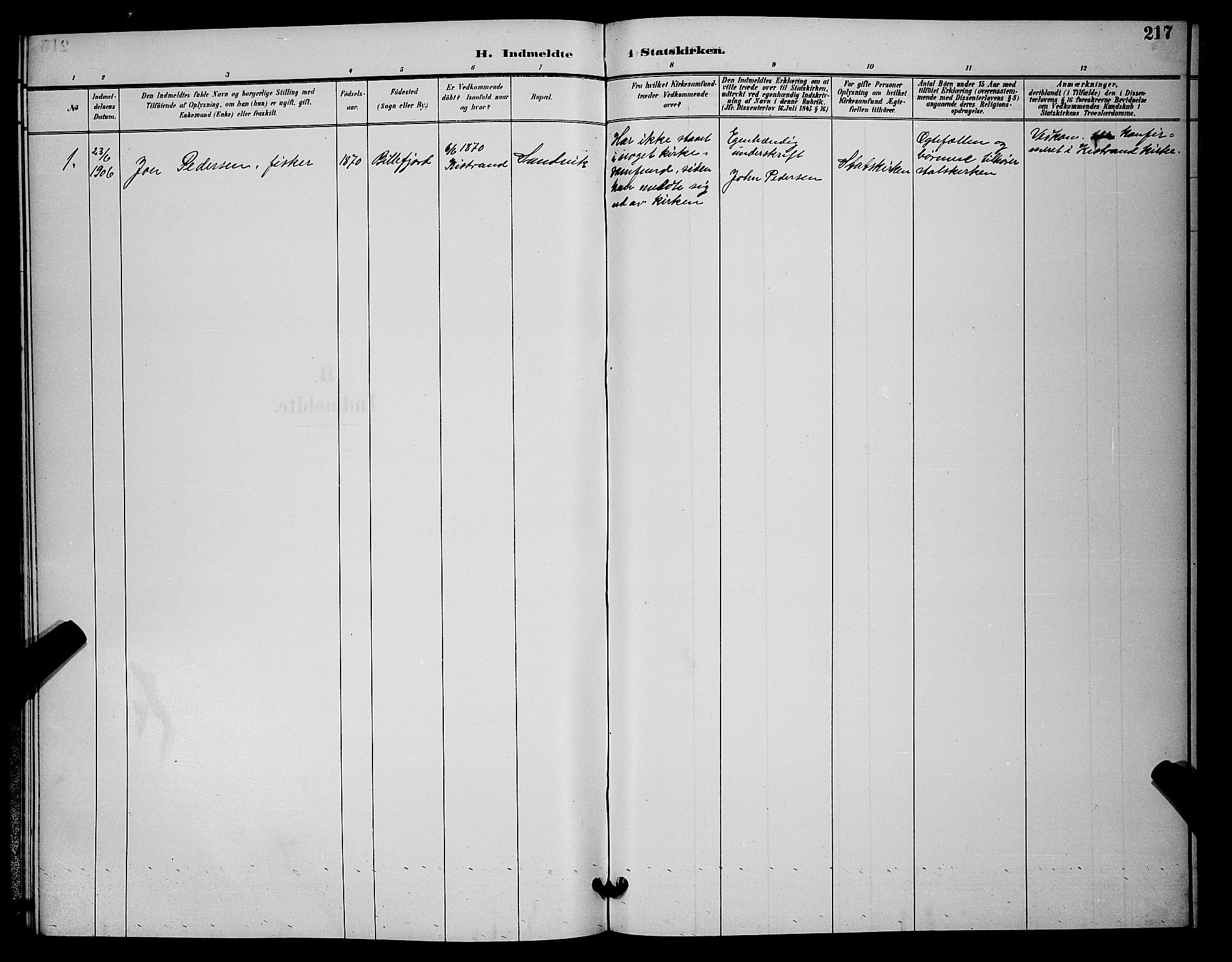 Kistrand/Porsanger sokneprestembete, SATØ/S-1351/H/Hb/L0005.klokk: Parish register (copy) no. 5, 1895-1904, p. 217