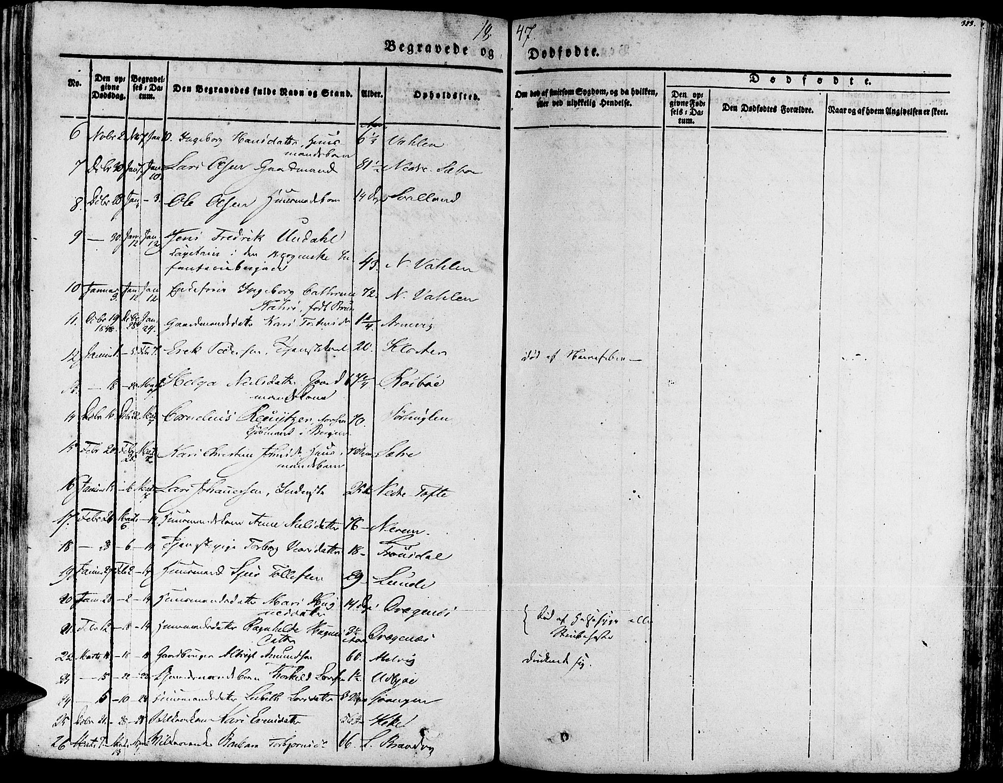Fjelberg sokneprestembete, SAB/A-75201/H/Haa: Parish register (official) no. A 6, 1835-1851, p. 323