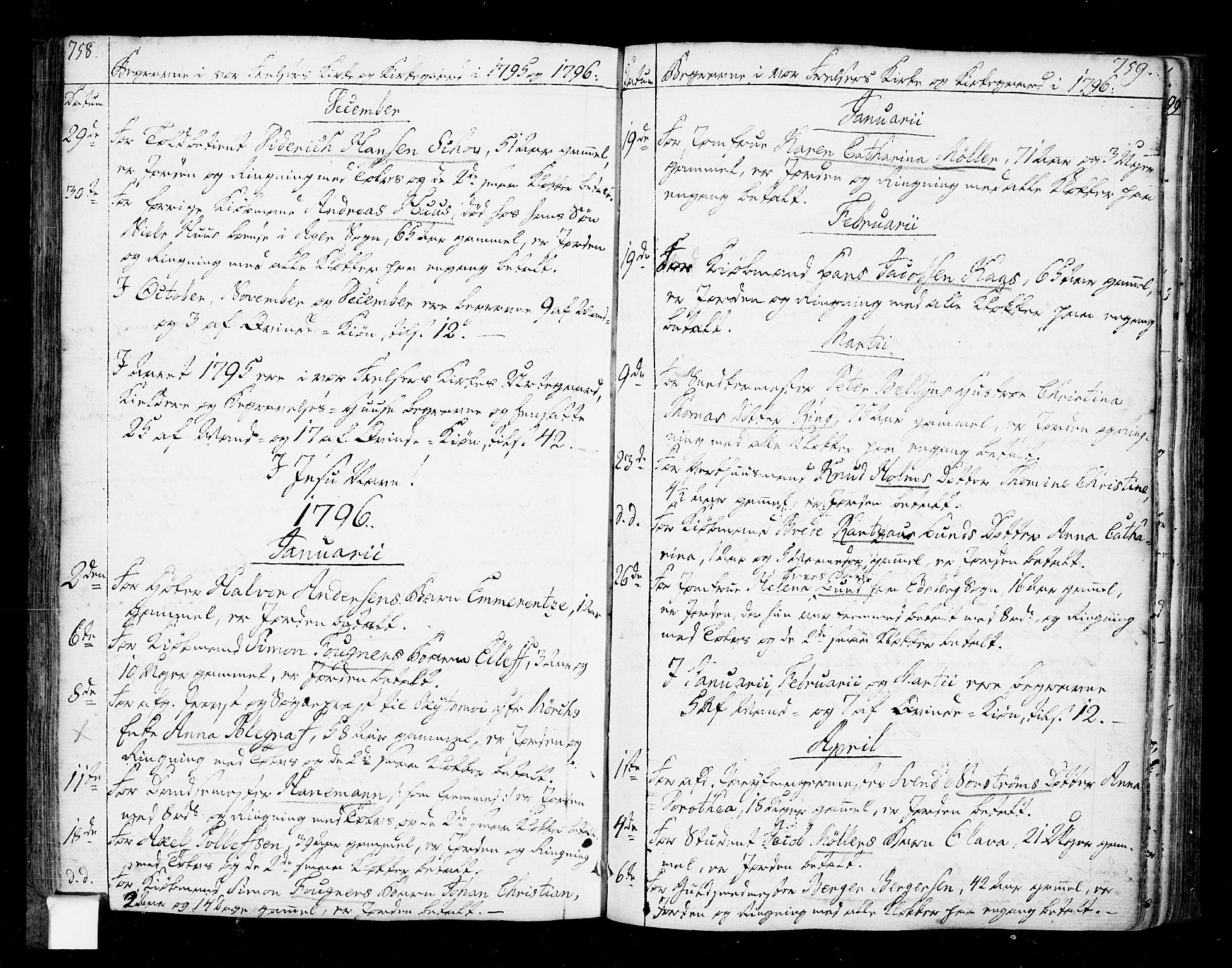 Oslo domkirke Kirkebøker, SAO/A-10752/F/Fa/L0005: Parish register (official) no. 5, 1787-1806, p. 758-759
