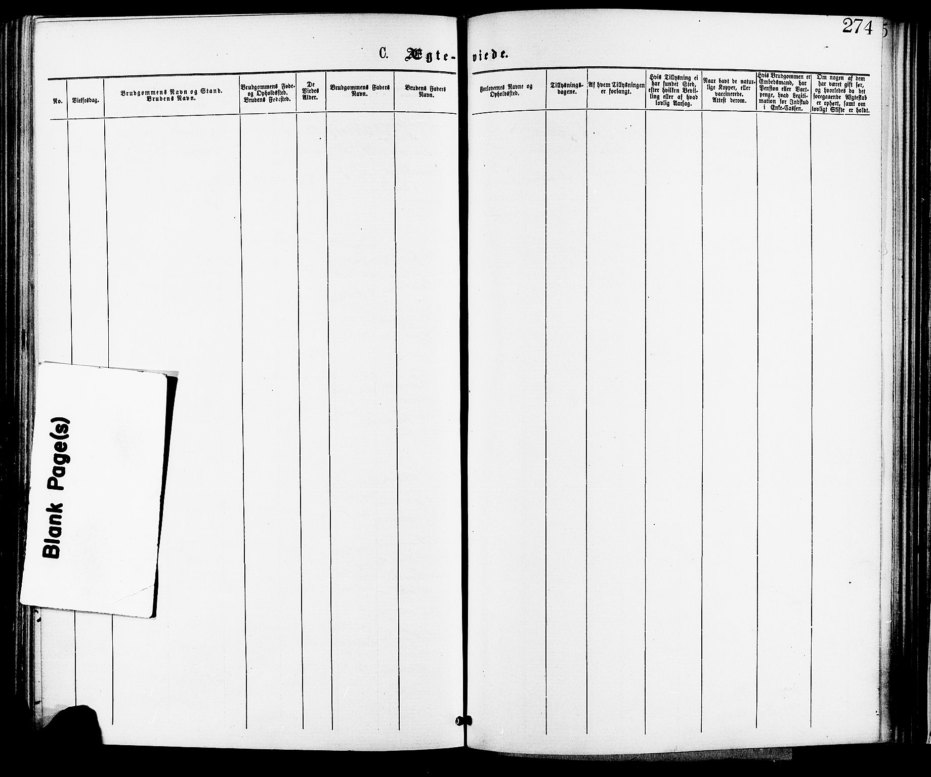 Skedsmo prestekontor Kirkebøker, AV/SAO-A-10033a/F/Fa/L0012: Parish register (official) no. I 12, 1876-1883, p. 274