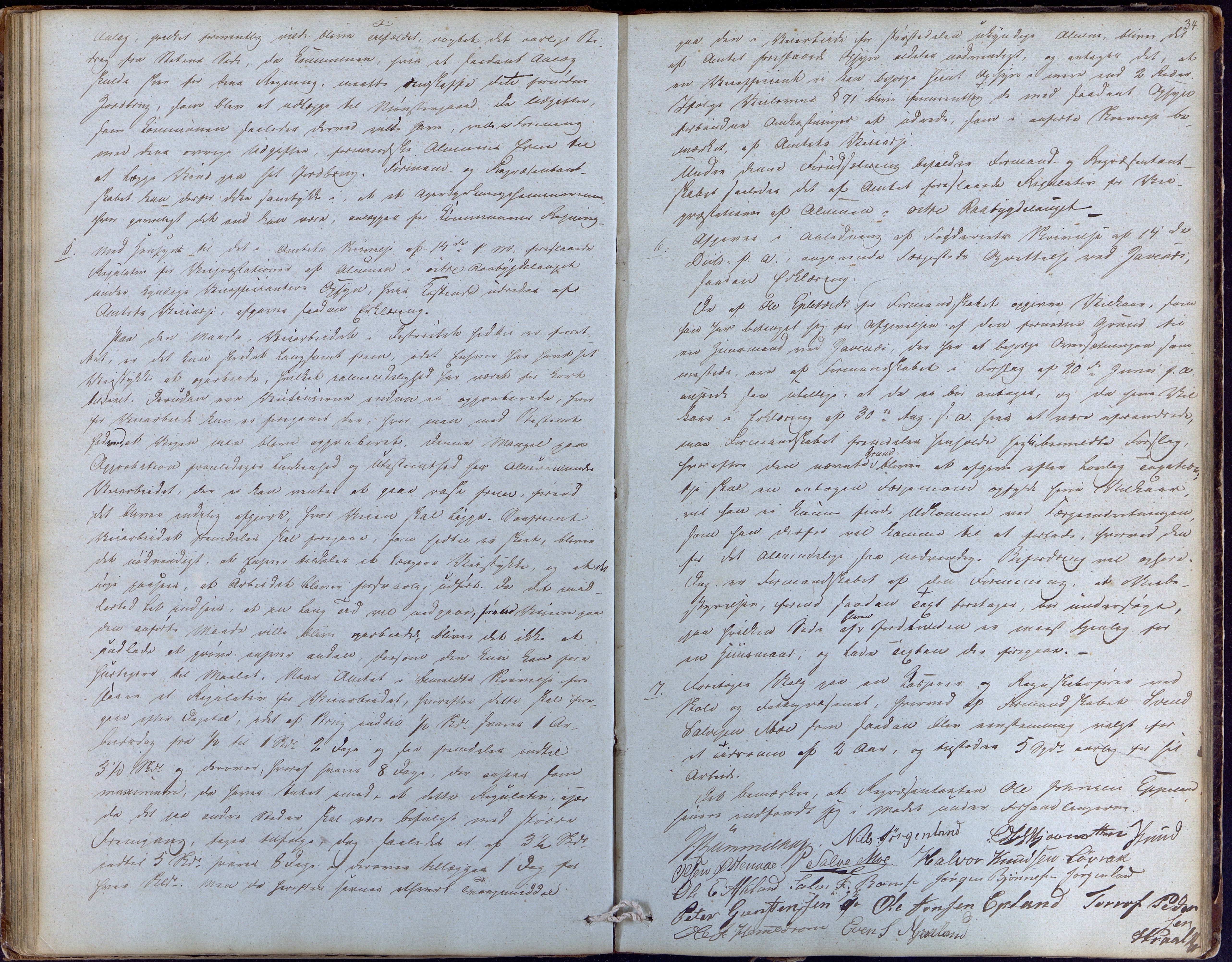 Åmli kommune før 1985, AAKS/KA0929-PK/01/01a/L0001: Møtebok, 1837-1854, p. 34